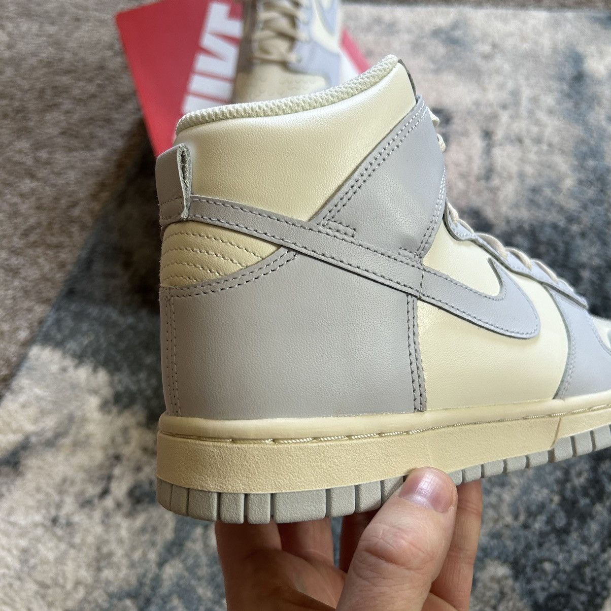 Nike × Vintage DD1869-102 NiKE DUNK HiGH FOOTBALL GREY SAiL PALE iVORY Size US 6.5 / IT 36.5 - 4 Thumbnail