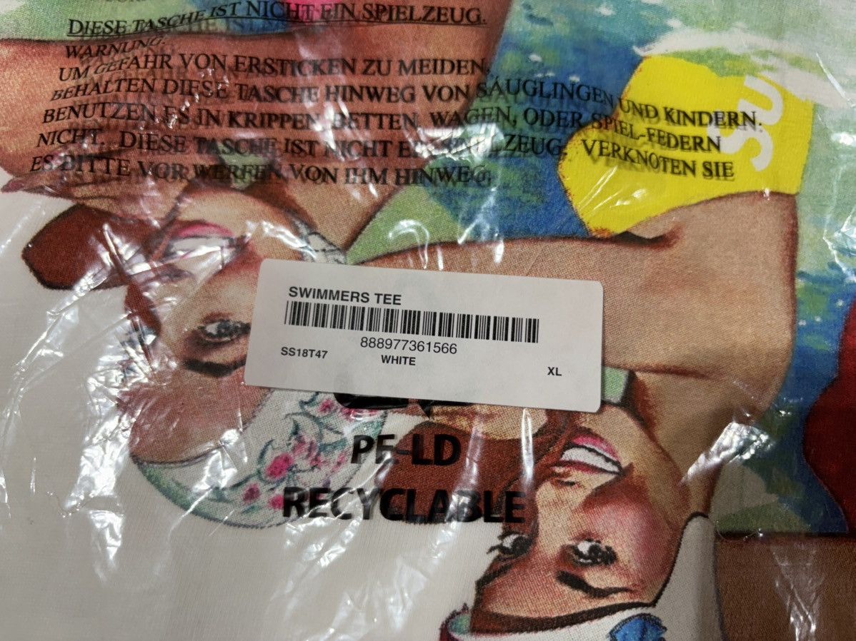 Supreme Supreme Swimmers T-Shirt 'White' Size XL Size US XL / EU 56 / 4 - 3 Thumbnail