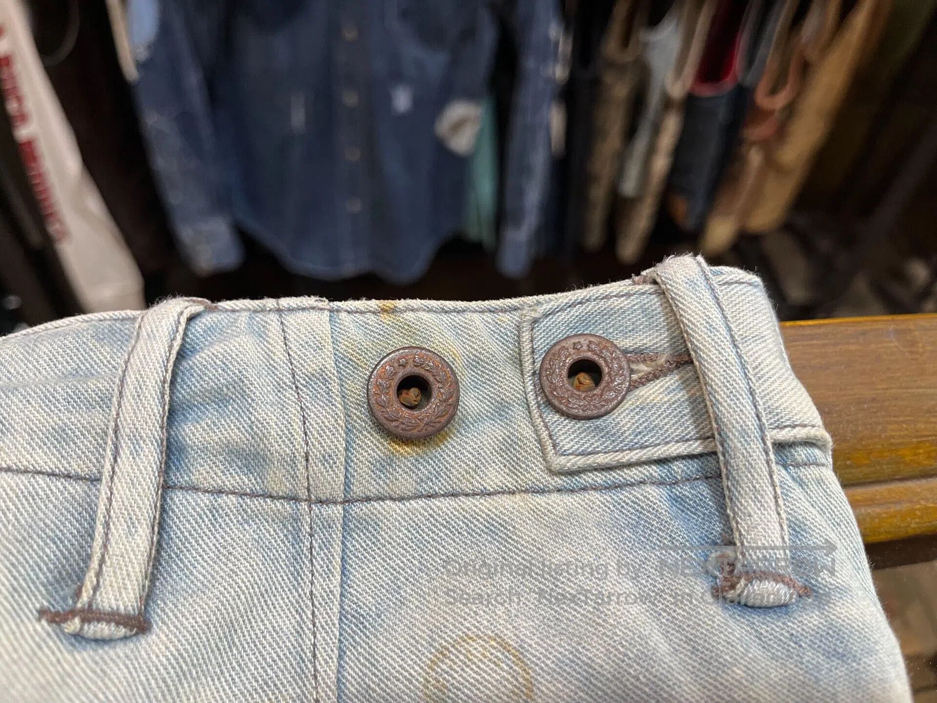 RRL Ralph Lauren vintage rrl washed denim cargo pants. Size US 29 - 5 Thumbnail