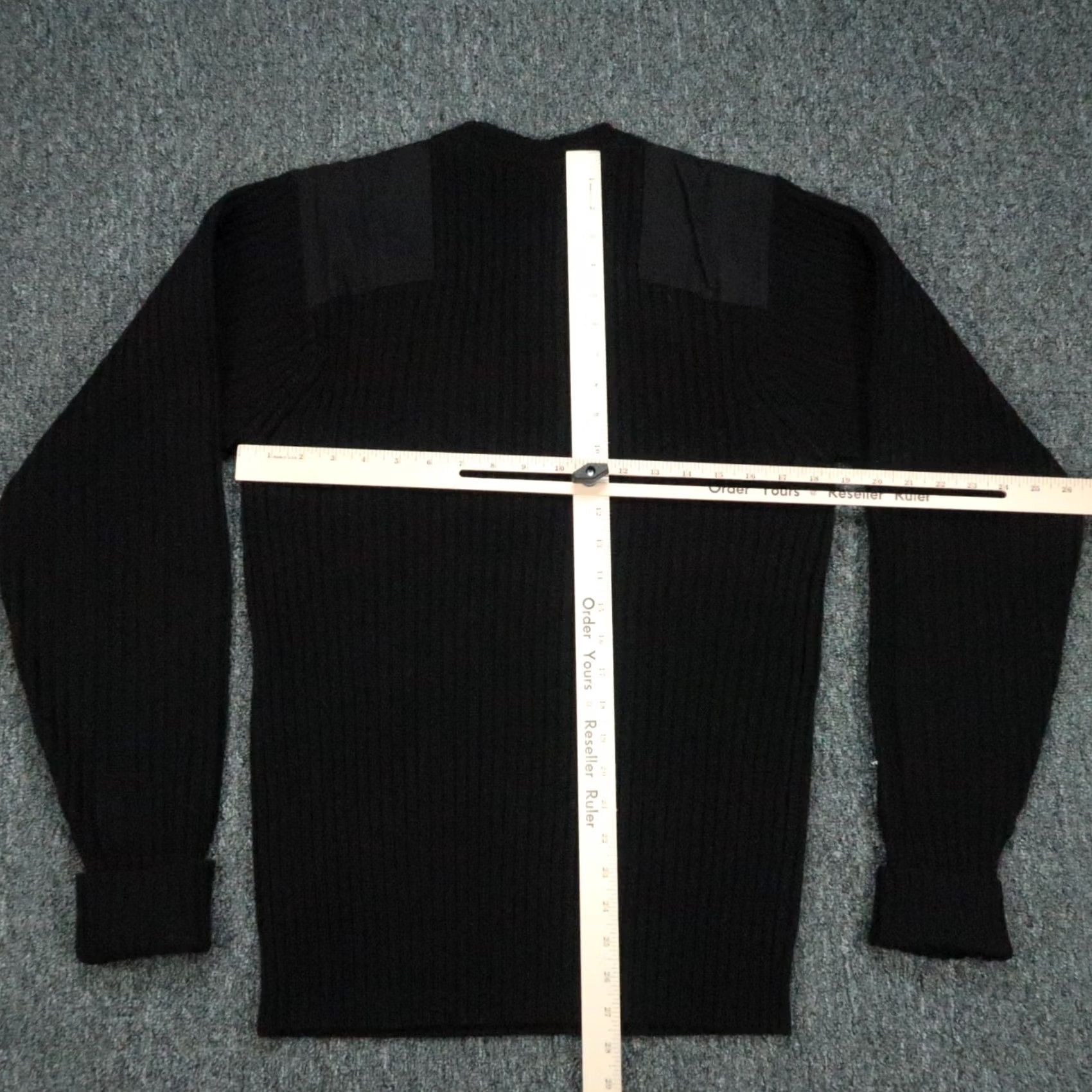 Vintage LL Bean Mens Medium Black Commando Crew Merino Lambs Wool Pullover Sweater Size US M / EU 48-50 / 2 - 4 Thumbnail