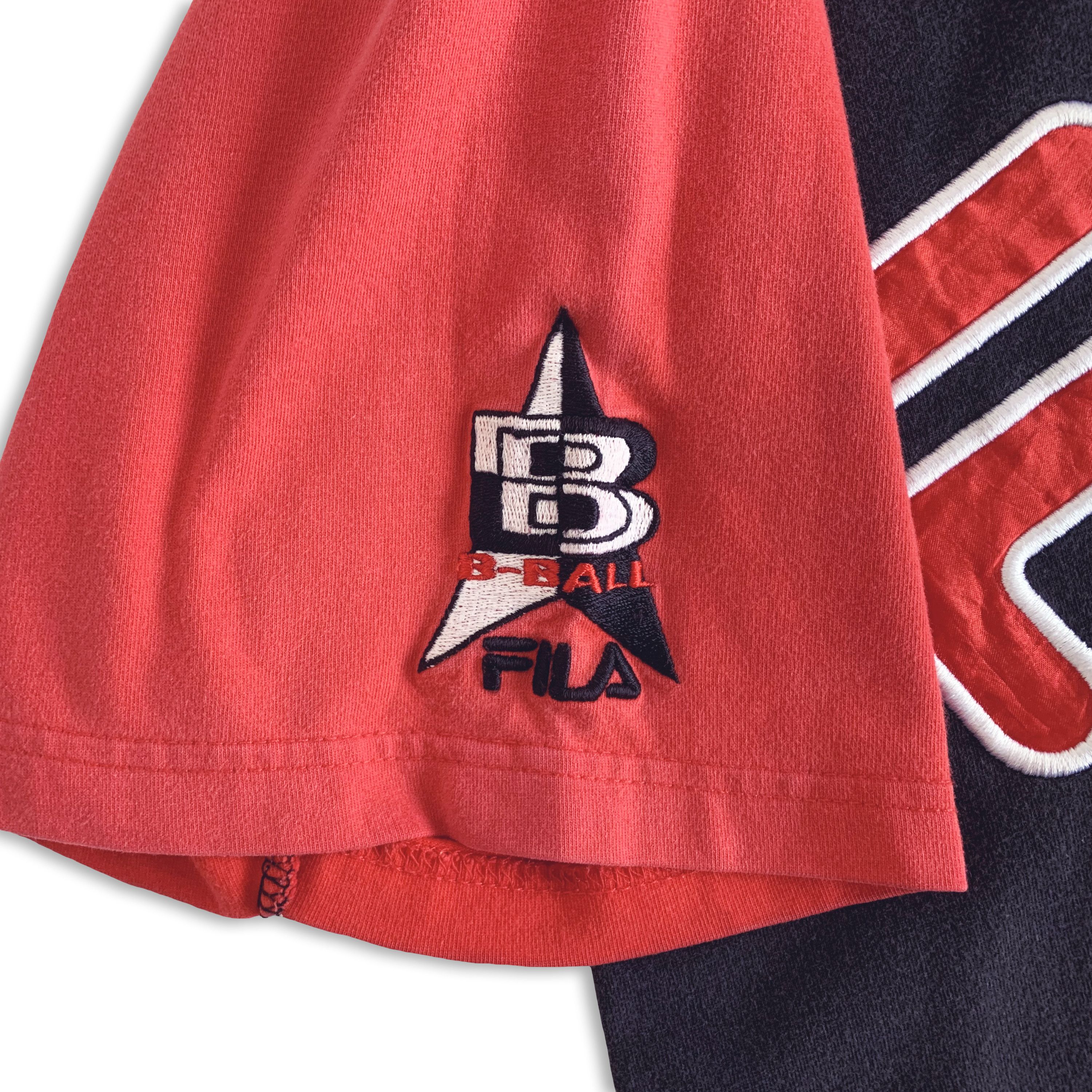 Fila RARE Vintage 90s FILA Baseball Jersey 2pac Tupac B-Ball Size US L / EU 52-54 / 3 - 7 Thumbnail