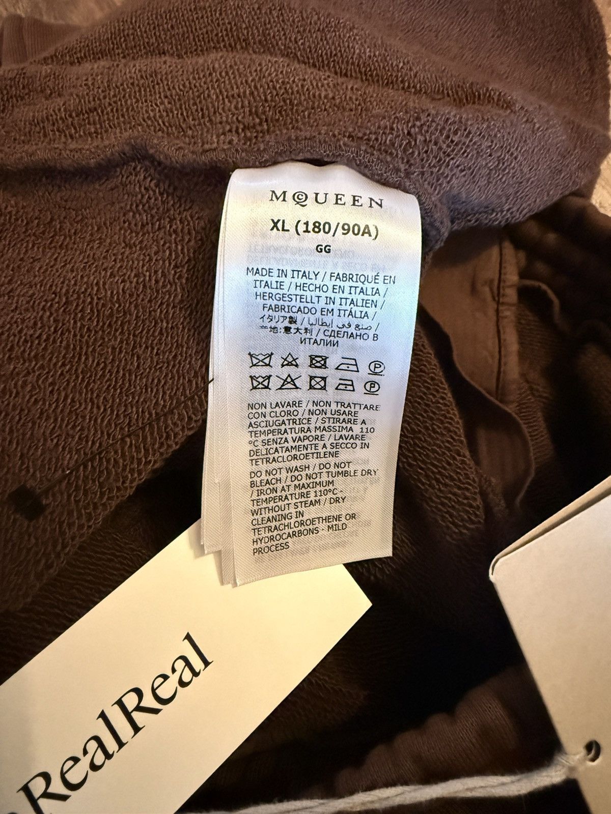 Alexander McQueen Alexander McQueen Brown Joggers Size US 35 - 8 Thumbnail