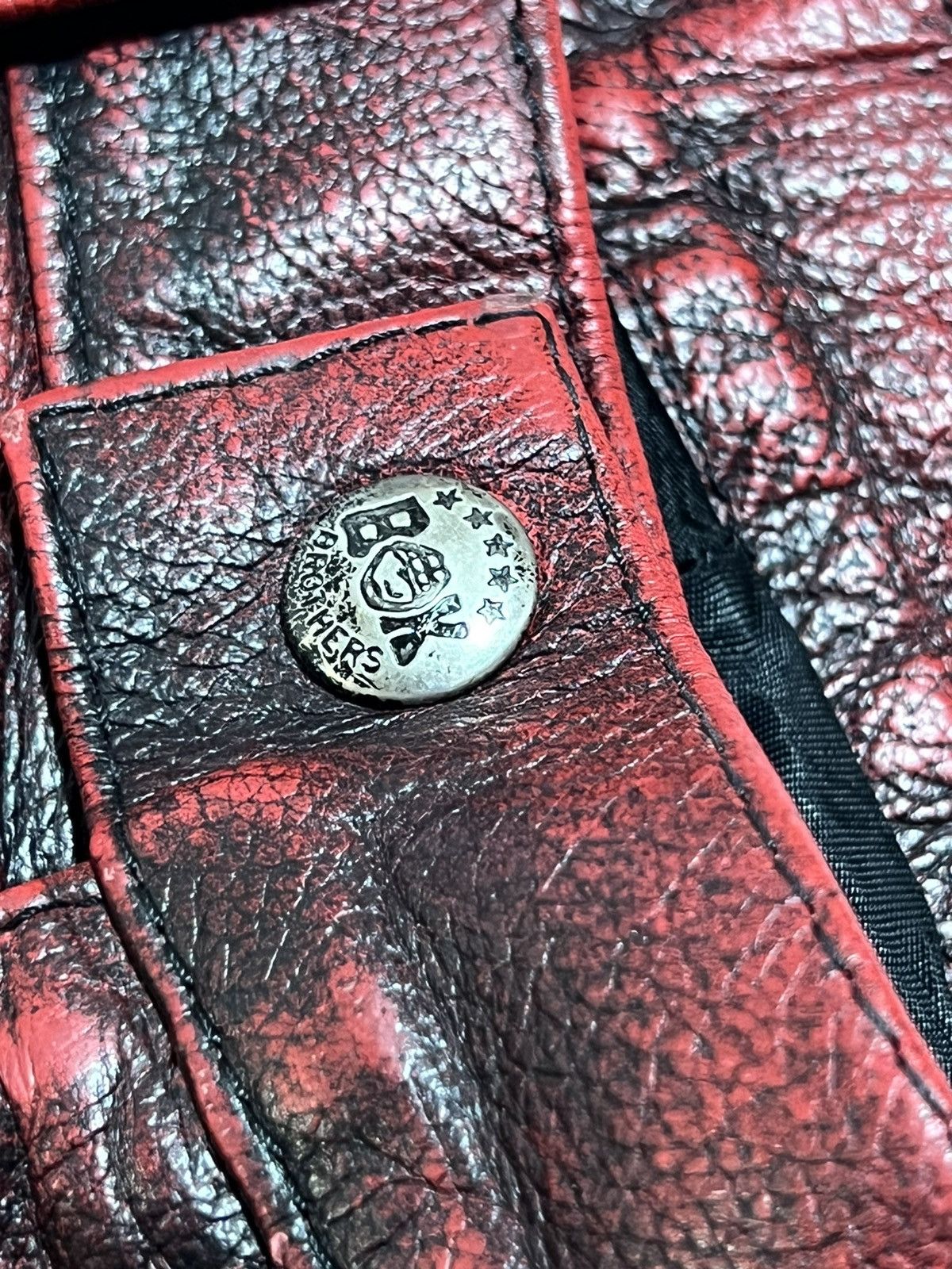 Genuine Leather × Japanese Brand Stunning Bok Brothers Artisanal 1 of 1 pants Size US 36 / EU 52 - 3 Thumbnail