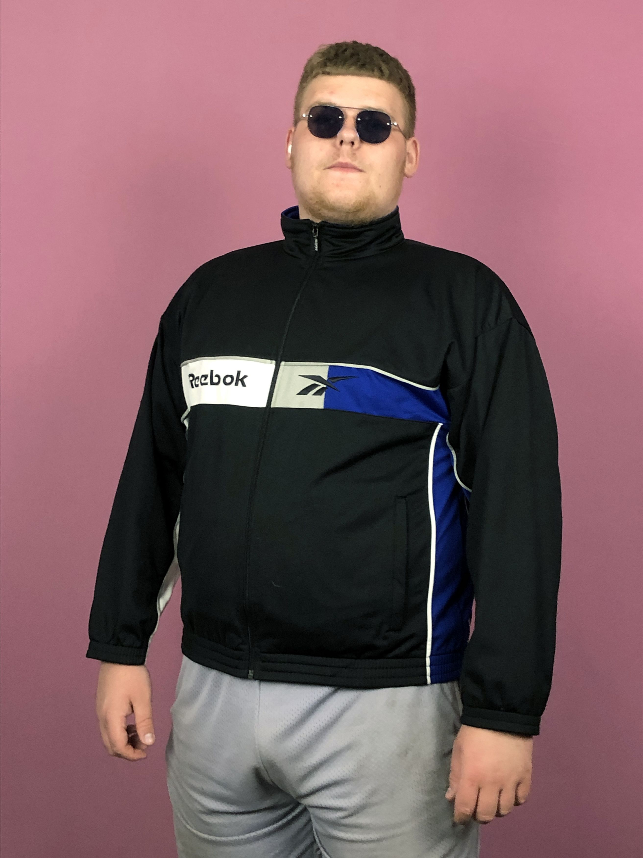 Reebok × Vintage Reebok Vintage Men's Track Jacket - XL Size US XL / EU 56 / 4 - 2 Thumbnail