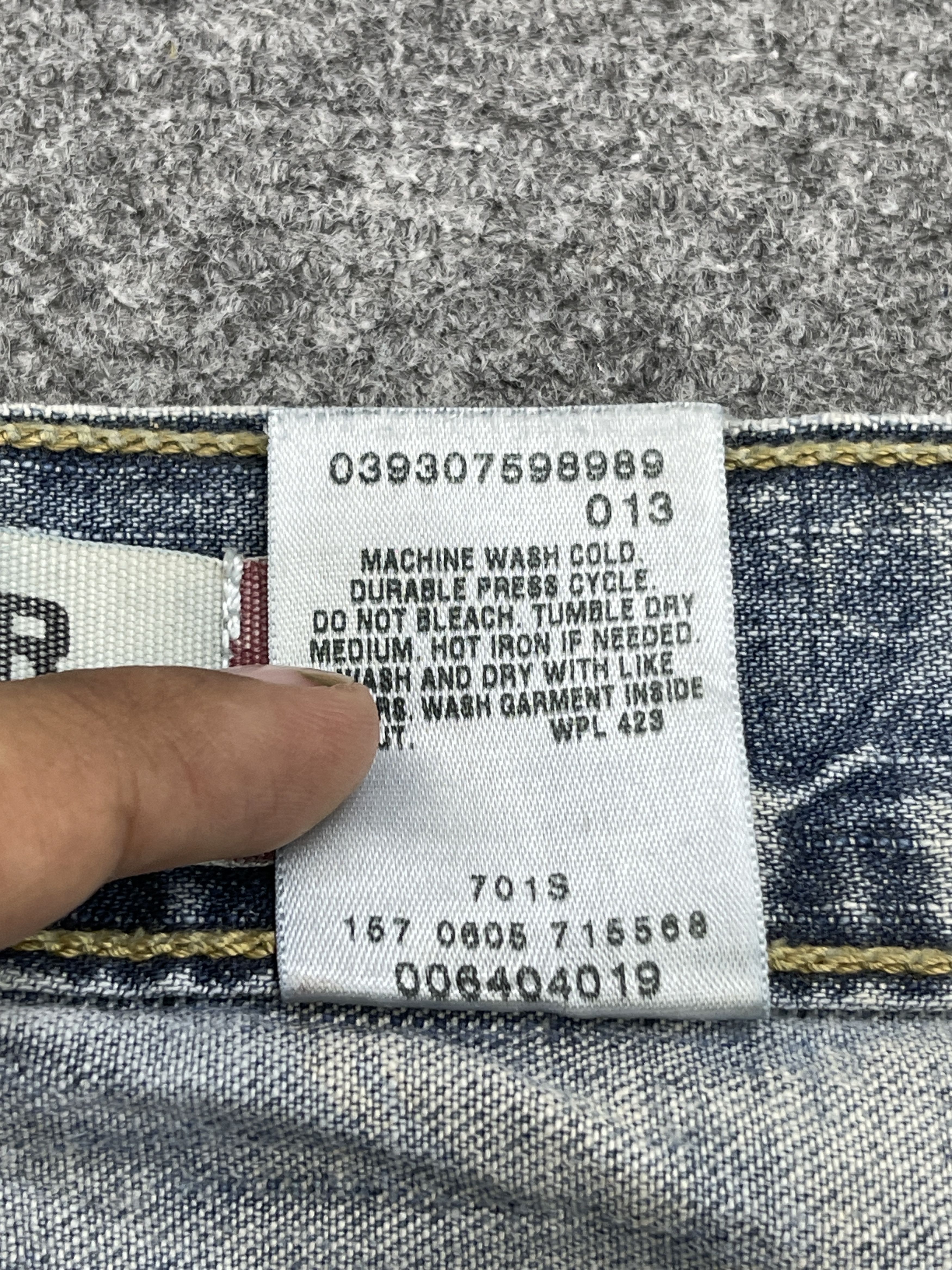 Levi's Vintage Levis Carpenter Loose Straight Jeans DP2570 Size US 32 / EU 48 - 8 Thumbnail