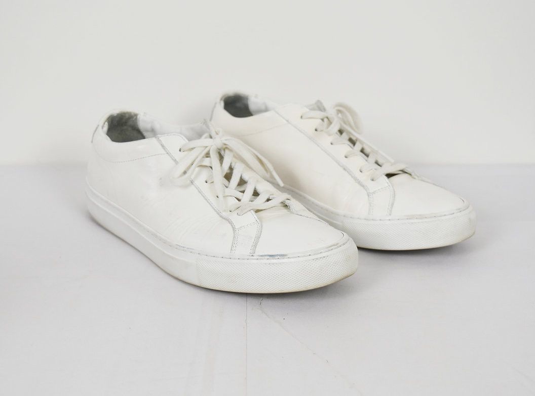 image of Common Projects Achilles White Low Top Sneaker, Men's (Size 8)