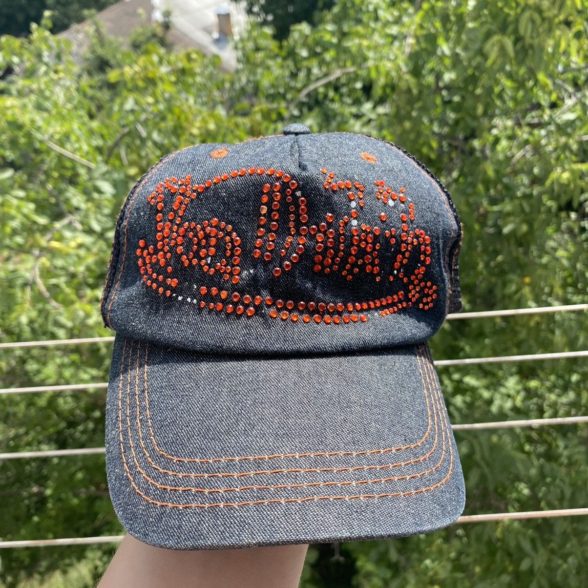Von Dutch Blue Denim Von Dutch Trucker Hat Size ONE SIZE - 2 Thumbnail