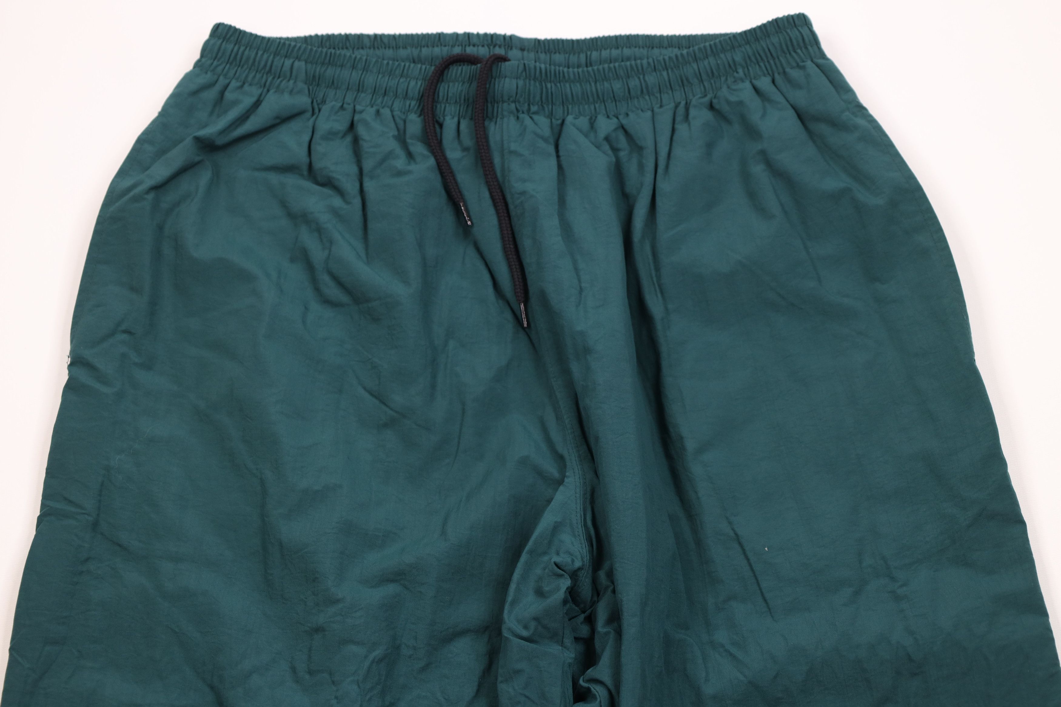 Vintage Vintage 90s Streetwear Lined Windbreaker Joggers Pants Green Size US 38 / EU 54 - 2 Thumbnail