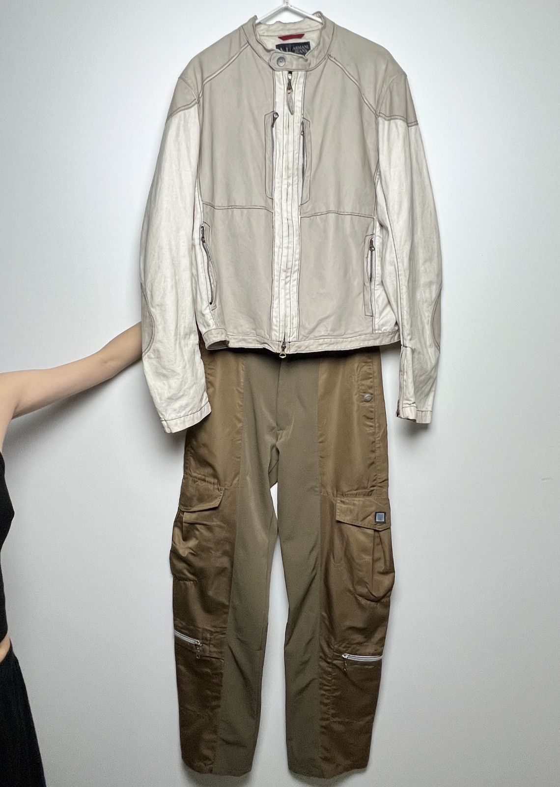 archive EMPORIO ARMANI coating pants y2k 【公式通販】