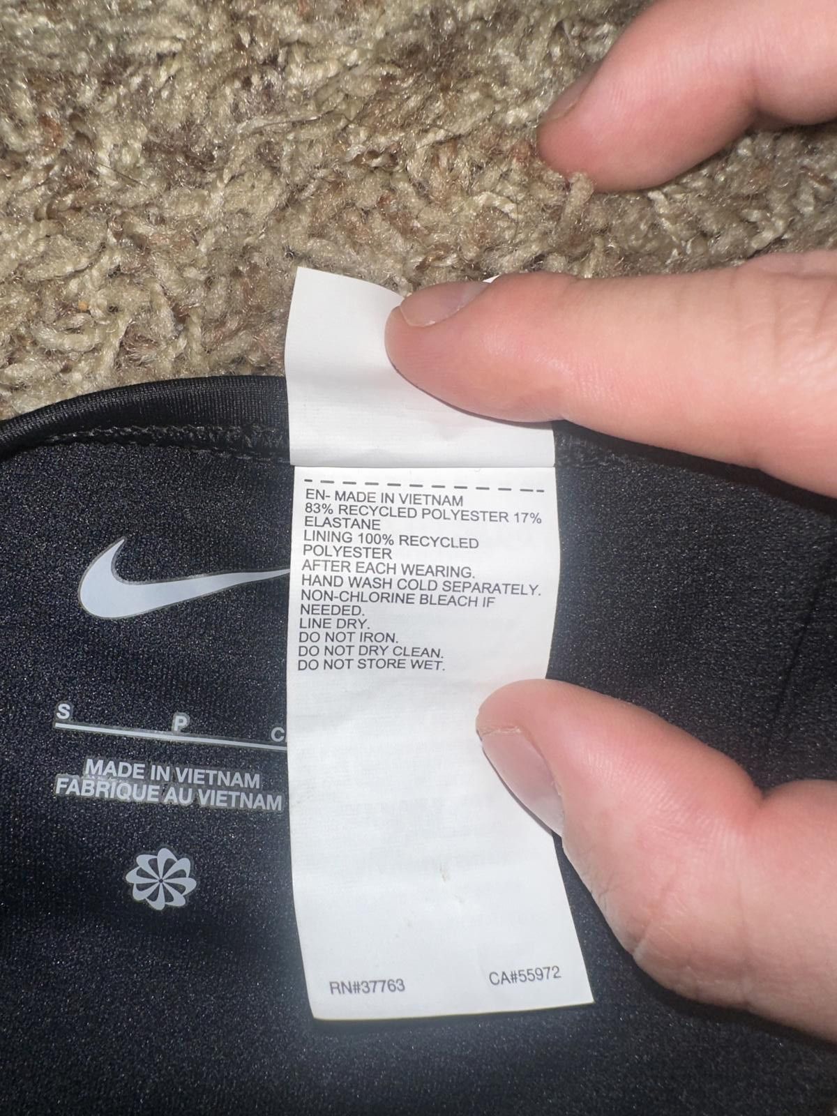 Nike Women's Nike Essential Cheeky Swim Black Bikini Size ONE SIZE - 4 Thumbnail