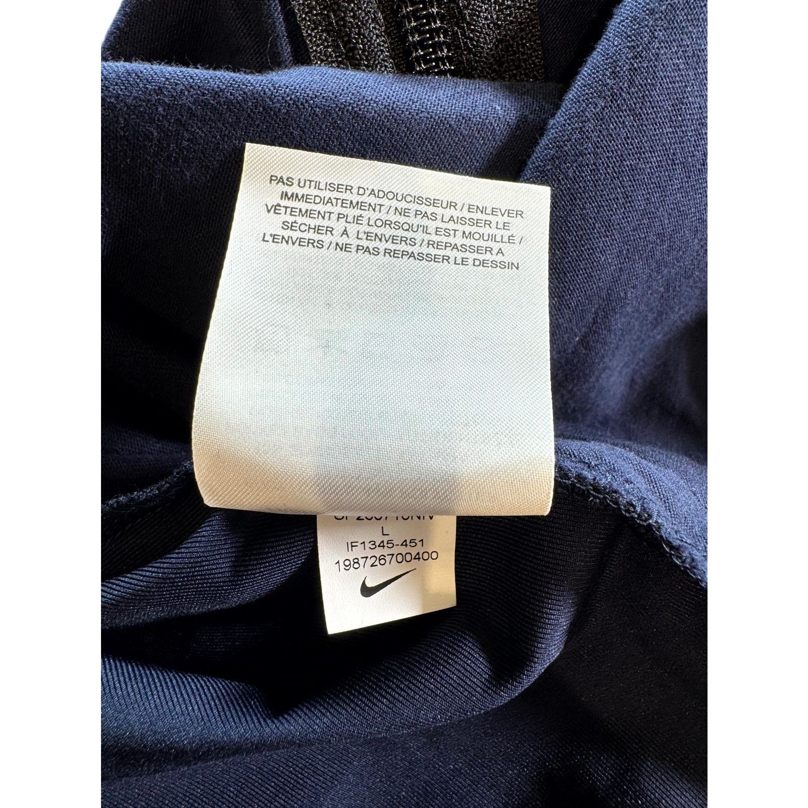 Nike Nike Windbreaker Navy Track Jacket Size US L / EU 52-54 / 3 - 5 Thumbnail