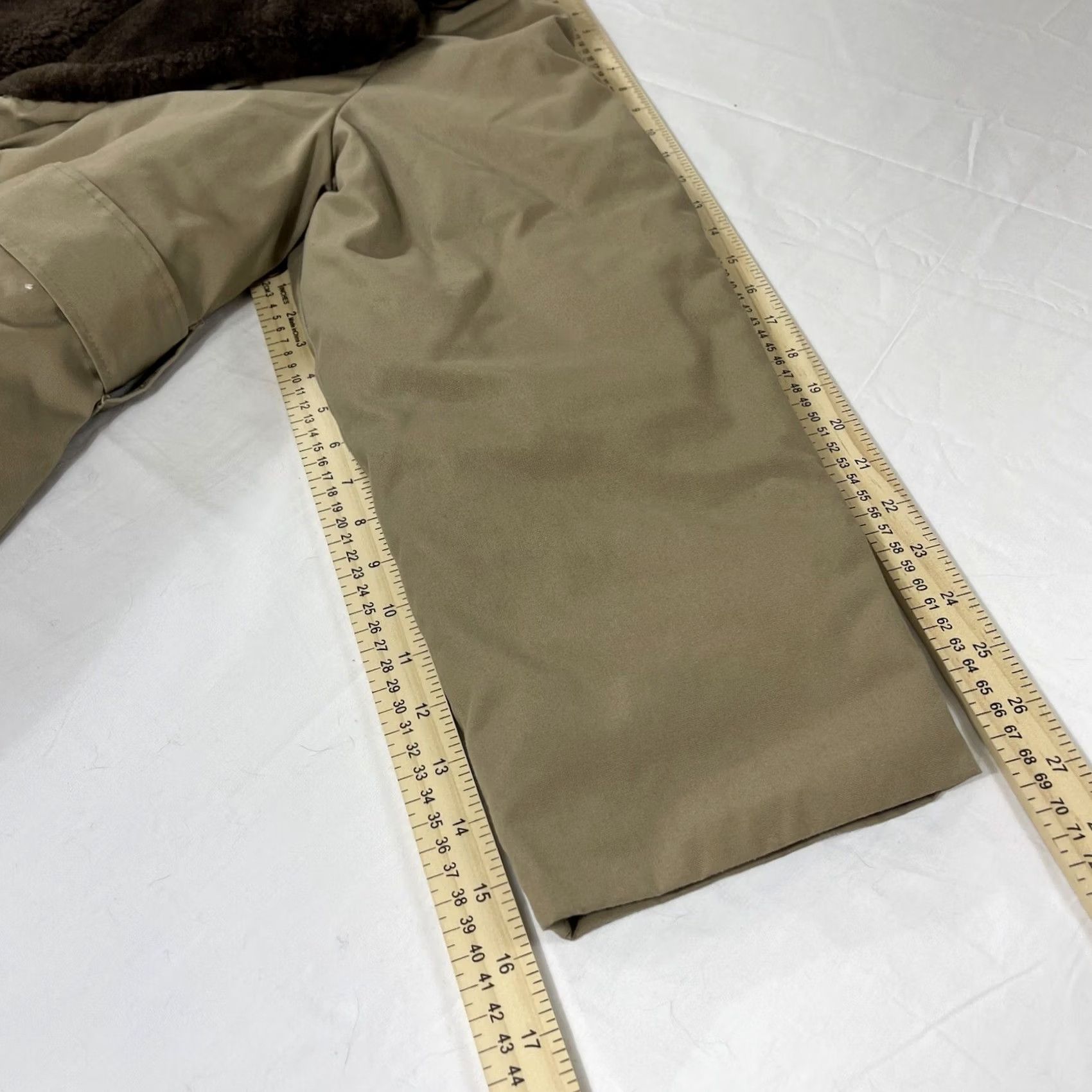 Vintage VINTAGE L.L. Bean Down Mainer Jacket Parka Belted 18 Beige Womens 80s USA Size XXL / US 16-18 / IT 52-54 - 7 Thumbnail