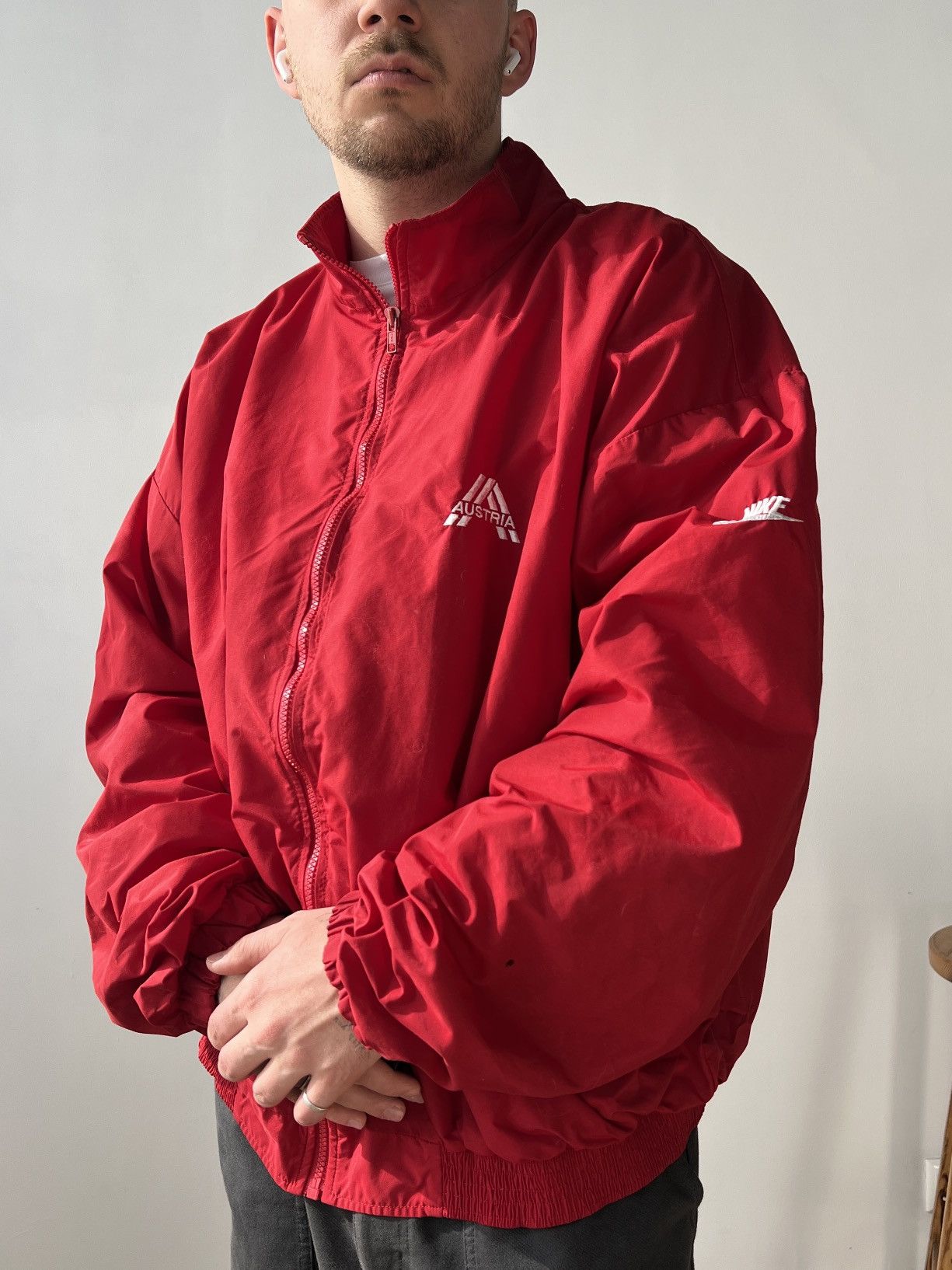 Nike Vintage 90's Nike Austria National Team Jacket Mens Sz 3XL Size US XXL / EU 58 / 5 - 1 Thumbnail