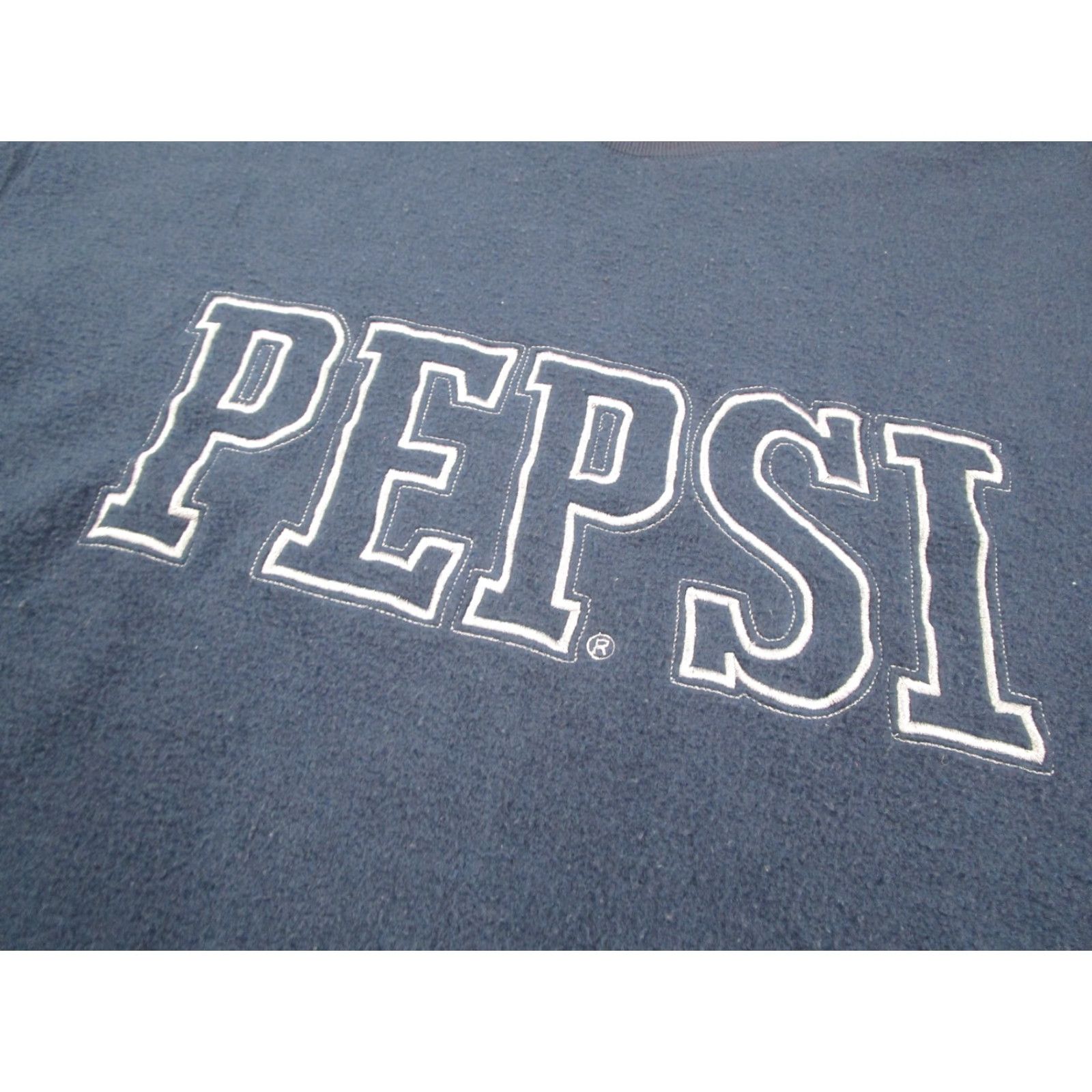 Vintage VINTAGE Pepsi Sweatshirt Mens XL Blue Fleece Crewneck Nothing Else Pepsi 90s Size US XL / EU 56 / 4 - 4 Thumbnail