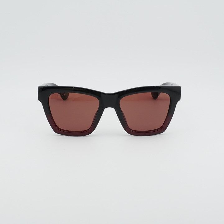 Gucci Gucci GG1714S 009 Sunglasses Black / Red Square Frame Size ONE SIZE - 6 Thumbnail