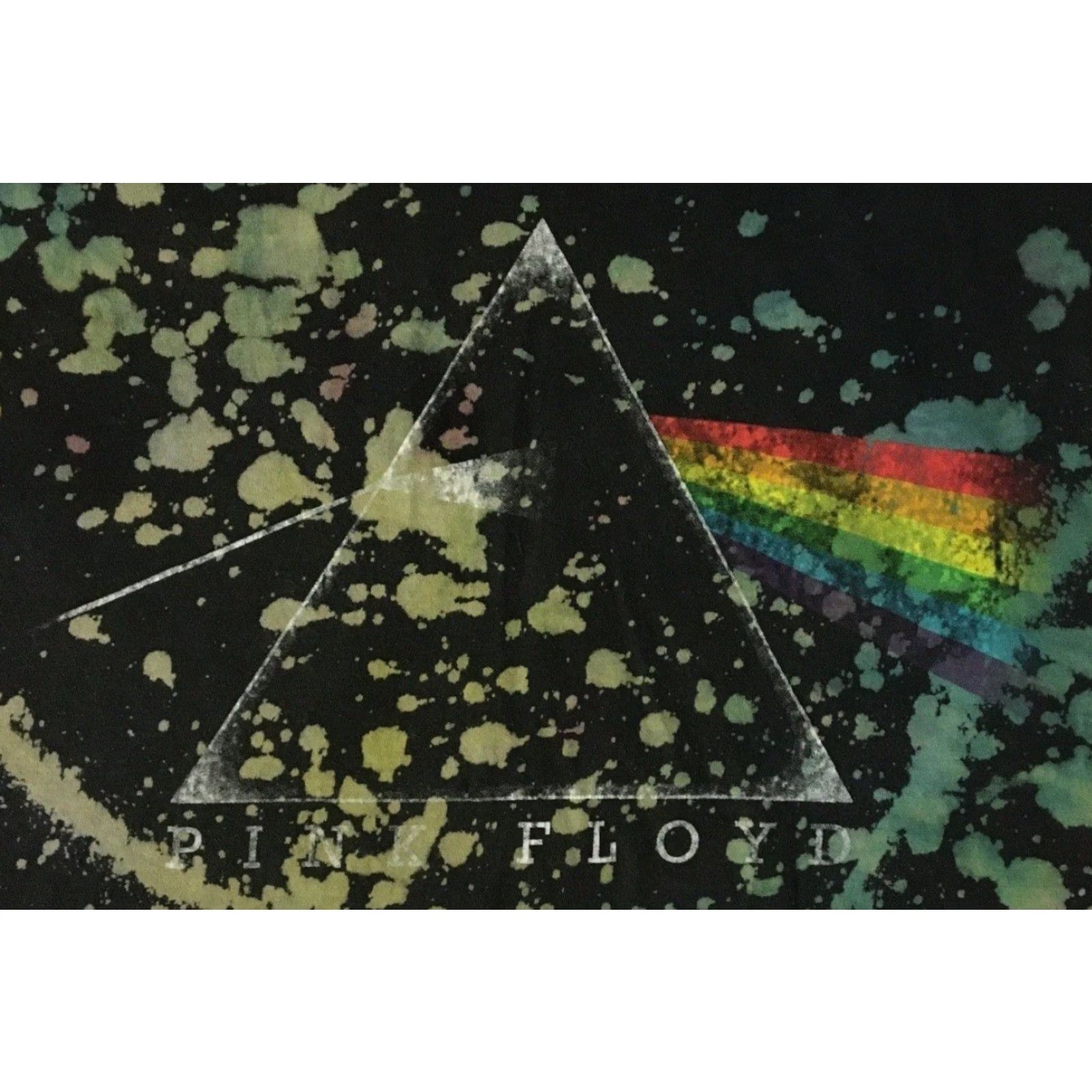 Vintage VINTAGE Pink Floyd Dark Side Of The Moon Tie Dye Shirt M Tour Concert ACDC Rock Band Vtg Size US M / EU 48-50 / 2 - 2 Thumbnail