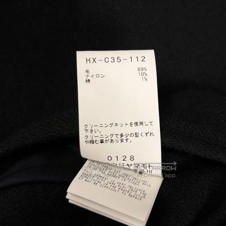 Yohji Yamamoto YOHJI YAMAMOTO Checked Tweed Wool Coat with Buckle Size US L / EU 52-54 / 3 - 9 Thumbnail