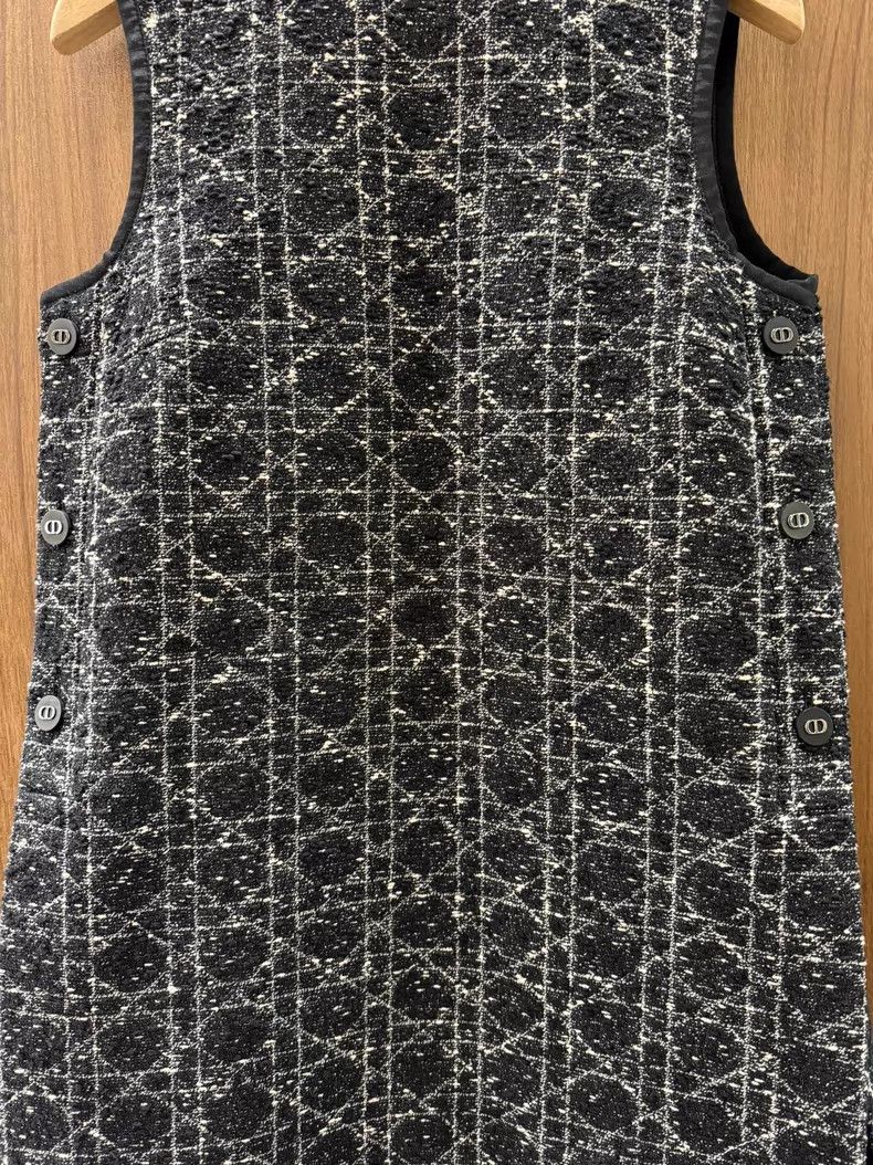 Dior Dior 2024 Early Autumn Series Rattan plaid knitted dress Size XS / US 0-2 / IT 36-38 - 5 Thumbnail