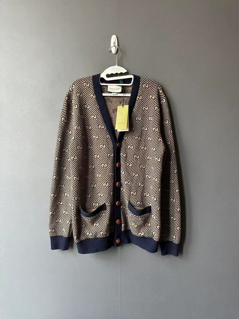 Gucci Full-print cardigan jacket 2503-Nextarrow