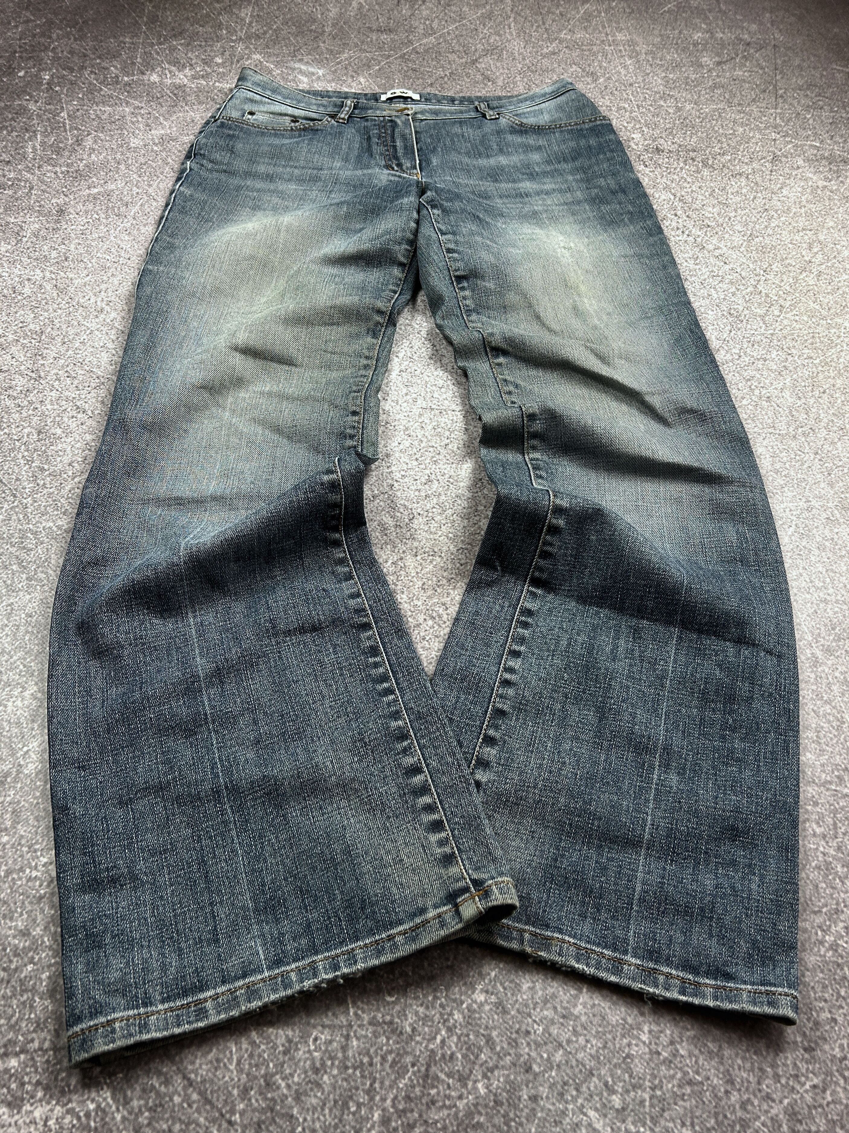 Vintage Streetwear Washed Jeans Kapital Rick Owens Style 90s Y2k Size US 30 / EU 46 - 1 Thumbnail