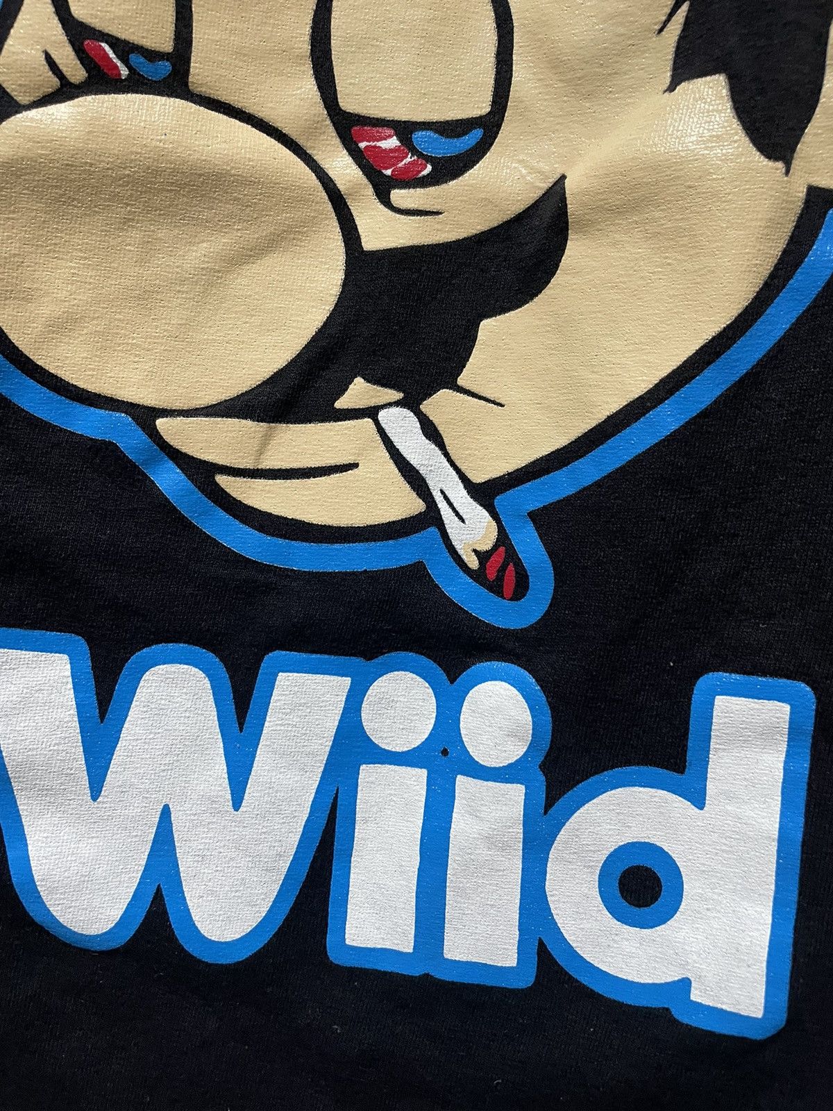 Nintendo Vintage Super Mario Wiid Smoking Weed Tee Rare T Shirt Size US M / EU 48-50 / 2 - 6 Thumbnail