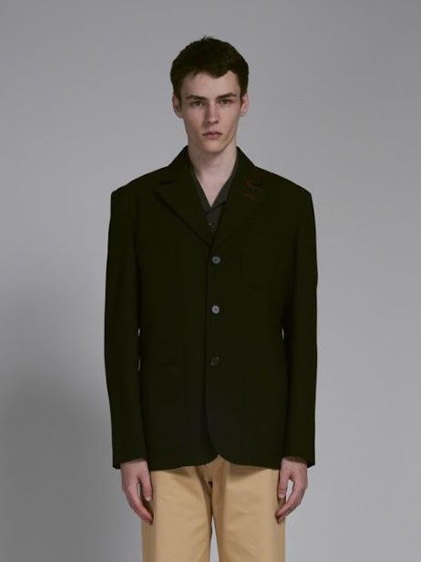 Marni oc11z0525 Wool Jacket in Green Size US L / EU 52-54 / 3 - 1 Preview