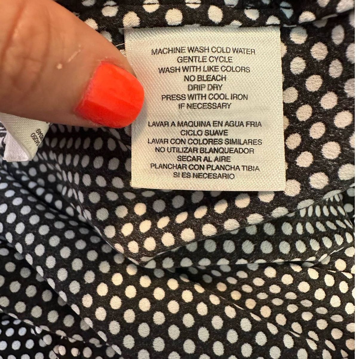 Jones New York Jones New York black white polka dots buttoned shirt size M Size M / US 6-8 / IT 42-44 - 5 Thumbnail