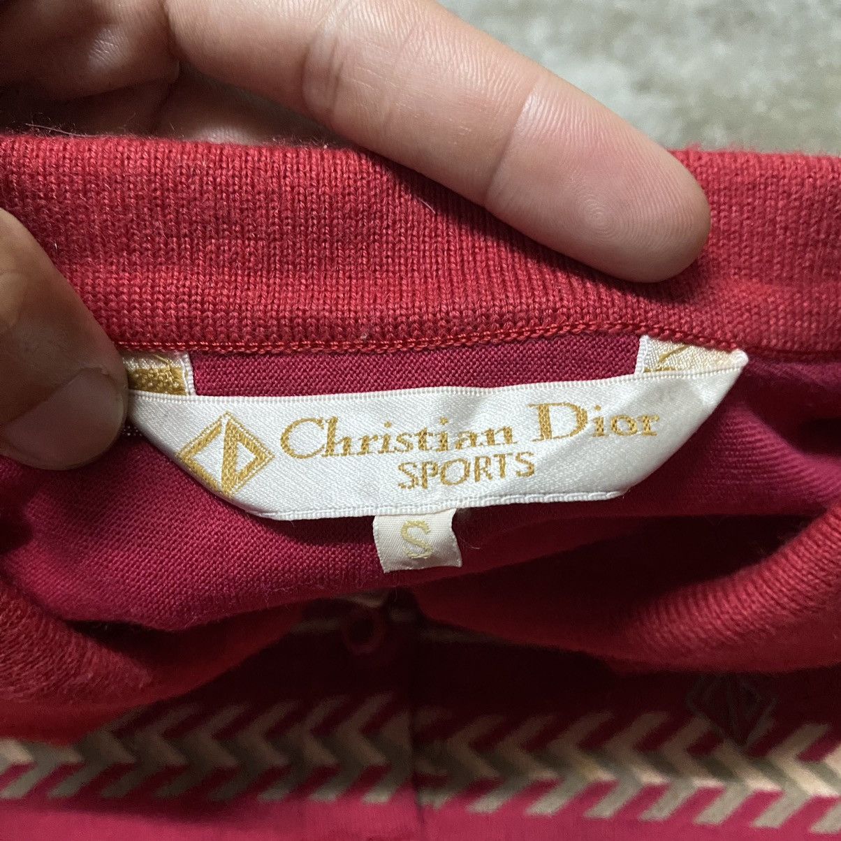 Christian Dior Monsieur Vintage Christian Dior Sports Striped Polos Shirt Size S / US 4 / IT 40 - 5 Thumbnail