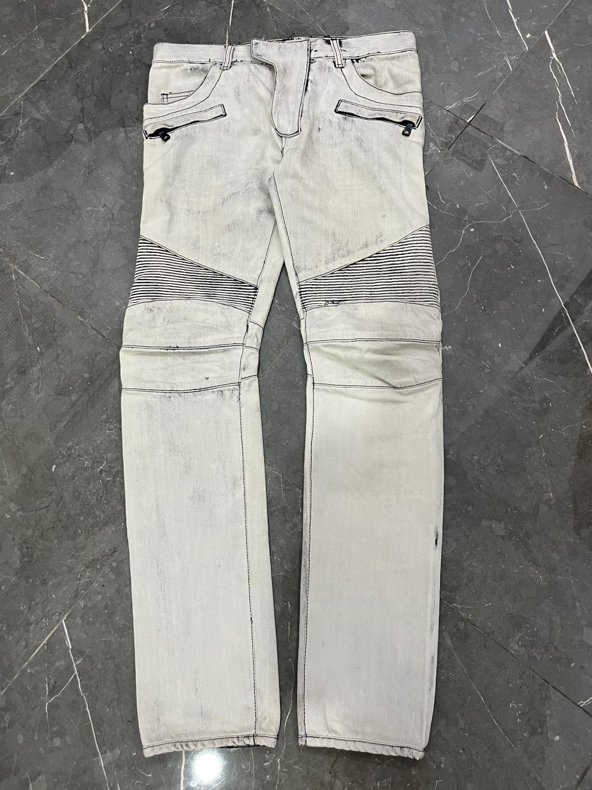 Balmain BALMAIN DECARNIN BLEACH WAXED Size US 32 / EU 48 - 2 Thumbnail