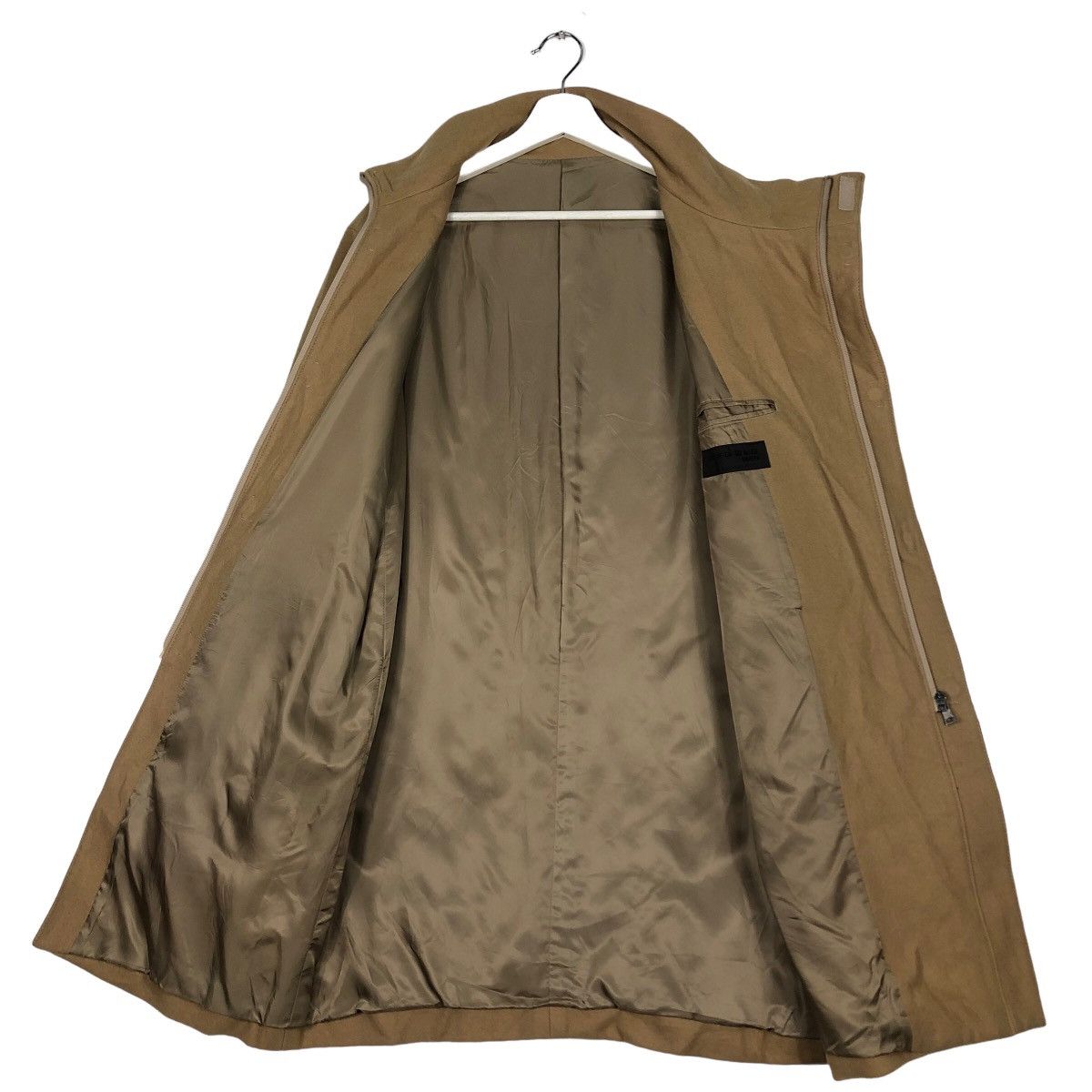Comme Ca Ism 🔥Rich Brown - Fly Coats Long Jacket Wool Herringbone Size US M / EU 48-50 / 2 - 11 Thumbnail