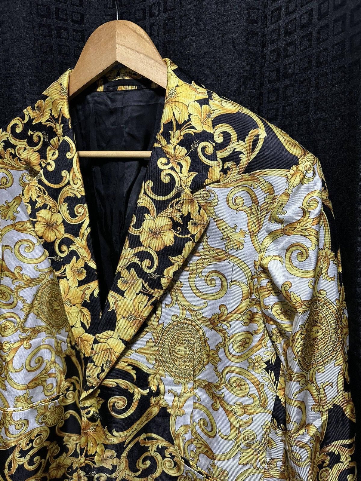Versace Versace barocco print blazer Size 54L - 3 Thumbnail