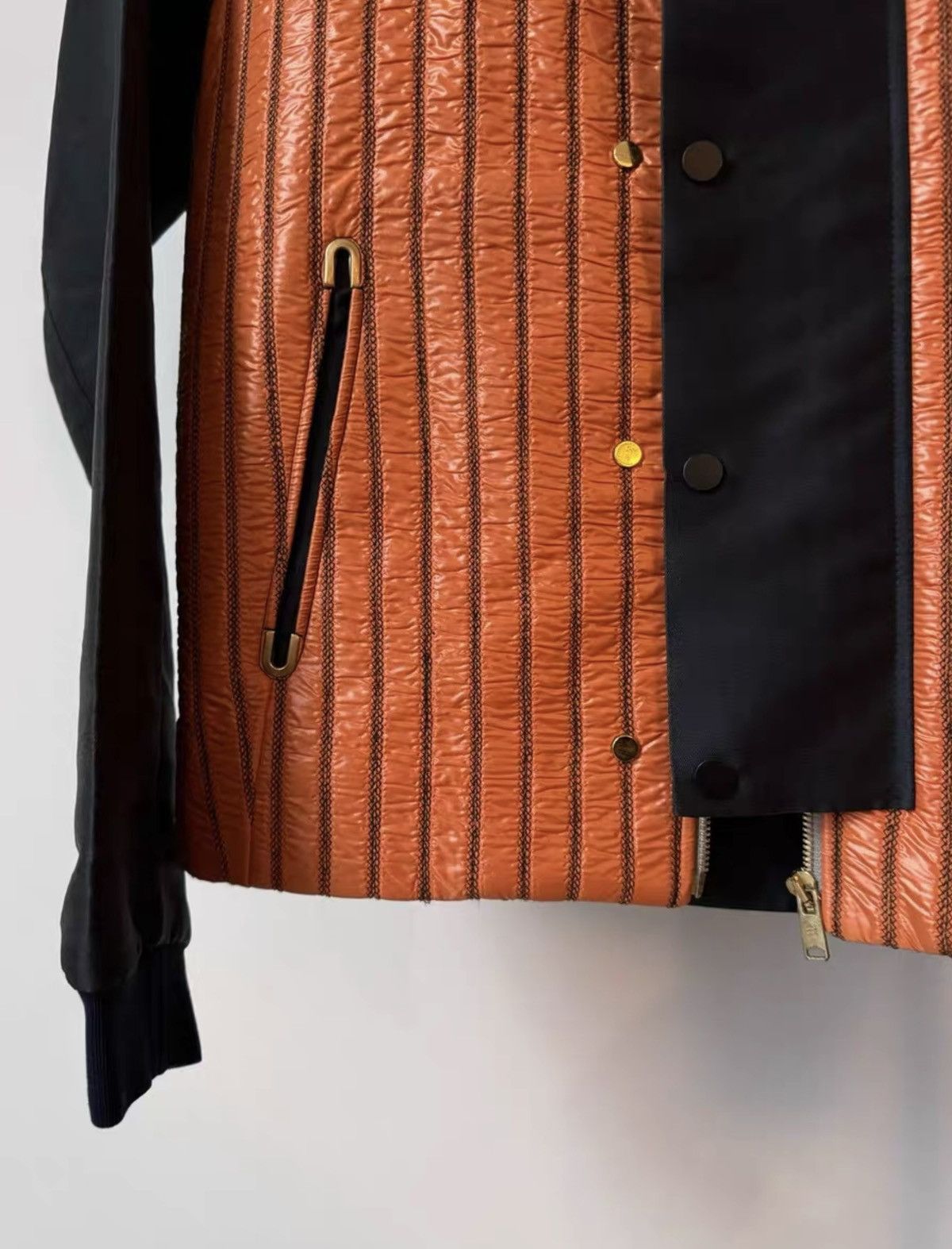 Balenciaga BALENCIAGA Orange Quilted Jacket Size US M / EU 48-50 / 2 - 4 Thumbnail