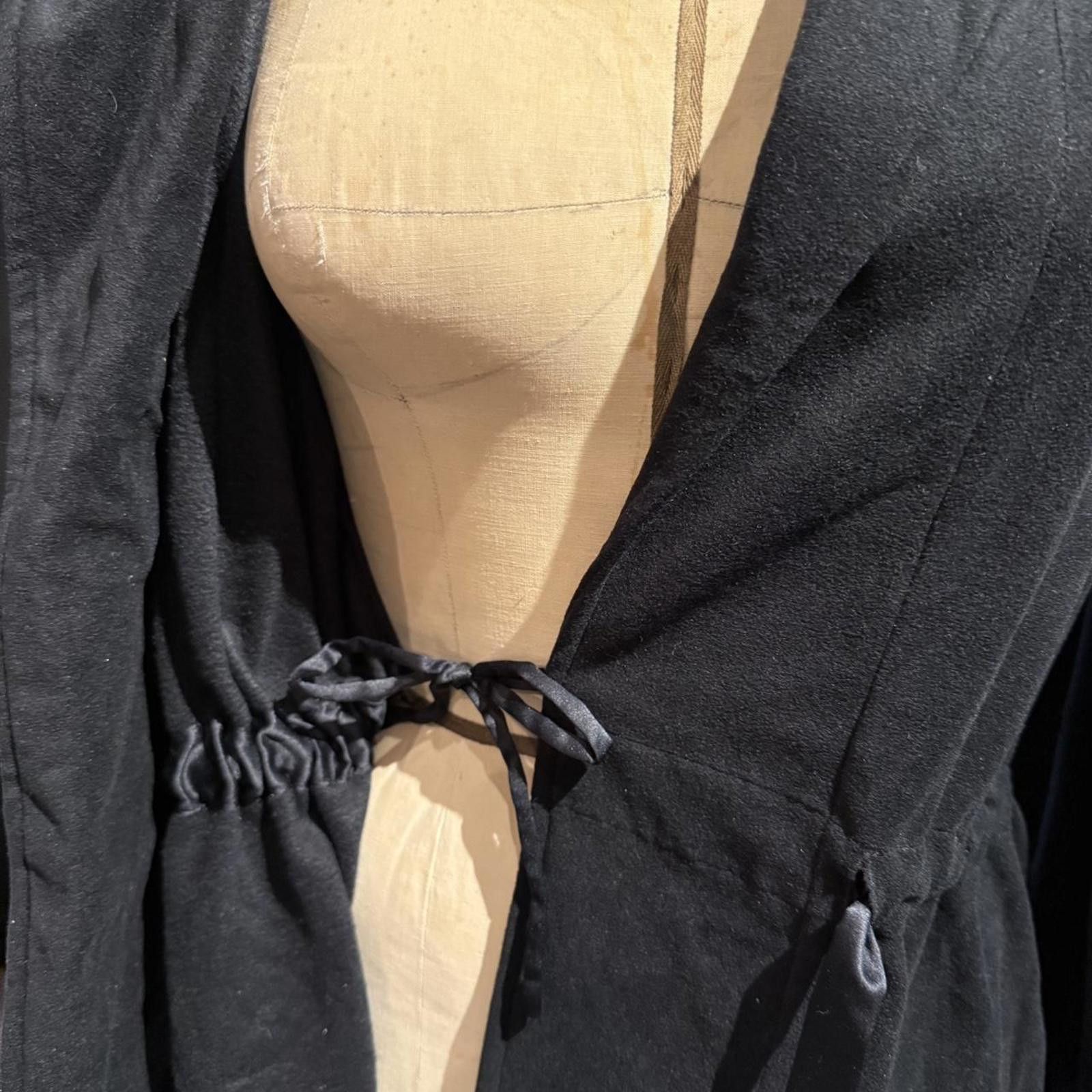 Lauren Ralph Lauren Ralph Lauren Women's Black Wrap Smoking Jacket Size L Size L / US 10 / IT 46 - 4 Thumbnail