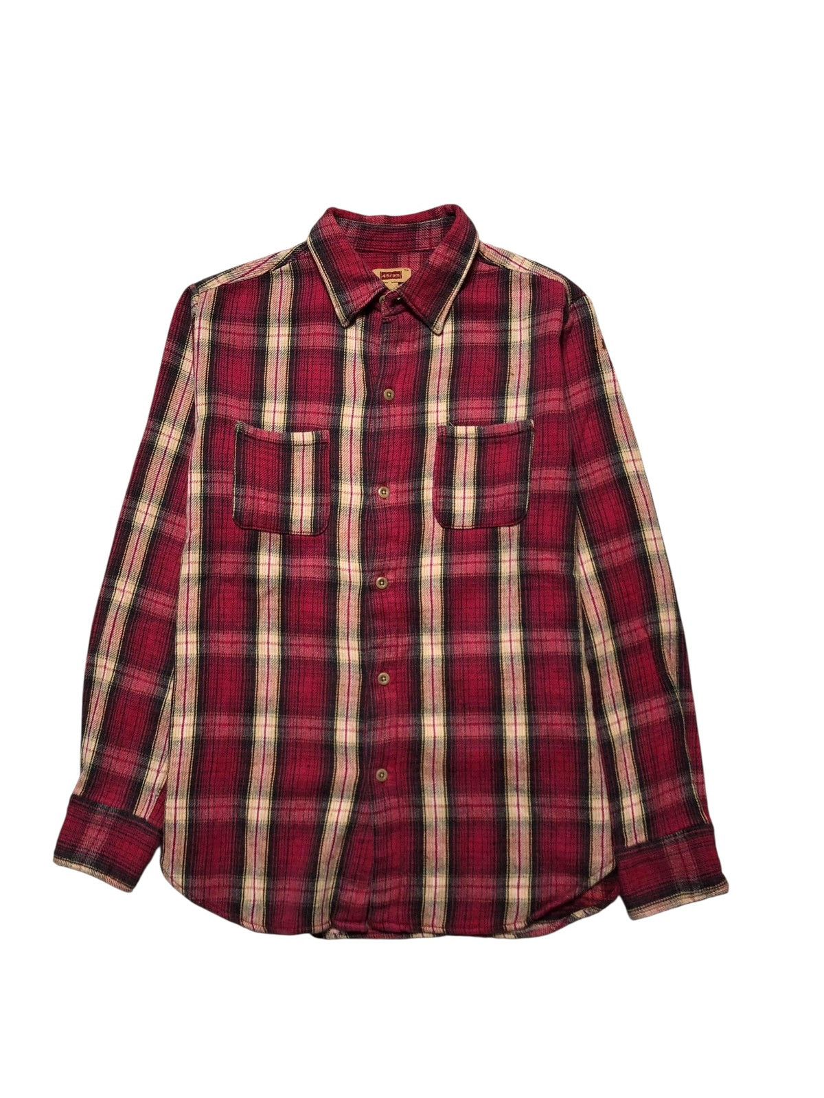 45rpm 45rpm Flannel Shirt Vintage Kapital Style Size US M / EU 48-50 / 2 - 1 Thumbnail