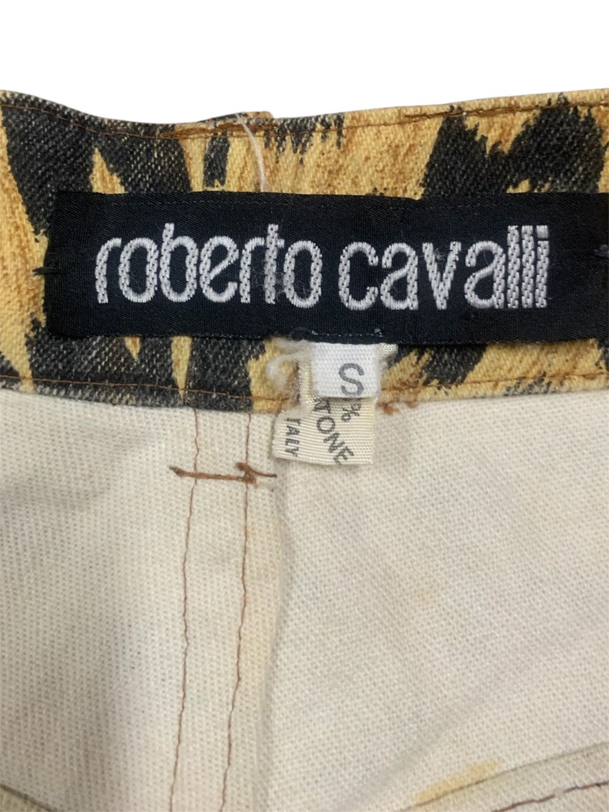 Roberto Cavalli Vintage 80's Roberto Cavalli Renaissance Print Trousers Size 28" / US 6 / IT 42 - 7 Thumbnail