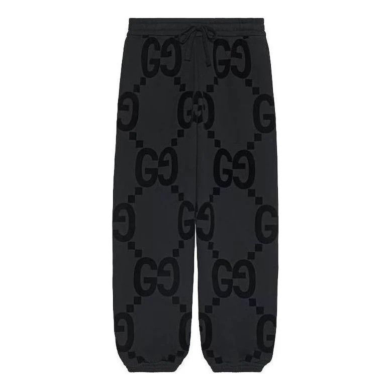 Gucci o1loc1c0925 GG Print Cotton Fleece Sweatpants & Joggers Size US 32 / EU 48 - 1 Thumbnail