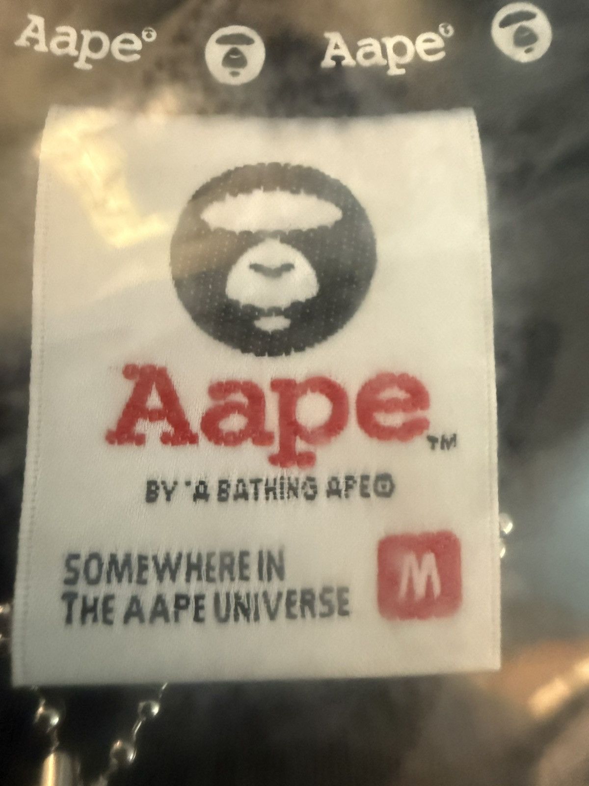 Aape AAPE Logo Tee Black Size US M / EU 48-50 / 2 - 2 Thumbnail