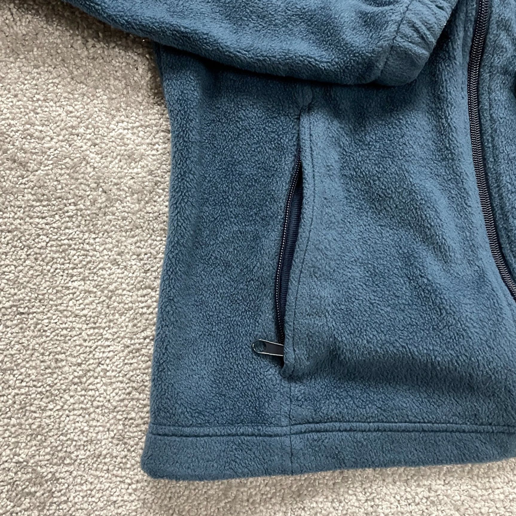 Vintage Columbia Jacket Womens Medium Blue Benton Springs Fleece Zip Pockets Logo Modern Outdoor Regular Size M / US 6-8 / IT 42-44 - 4 Thumbnail