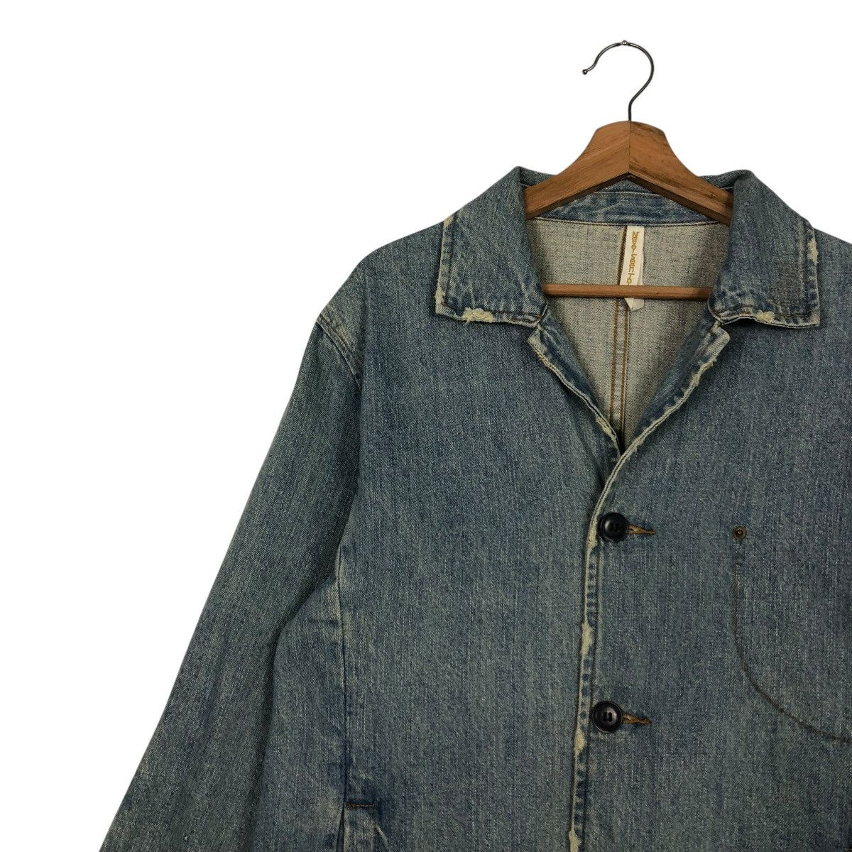 Japanese Brand 🔥VINTAGE CHORE DENIM JACKET NEVER SEEN THING ISSEY MIYAKE Size US M / EU 48-50 / 2 - 9 Thumbnail