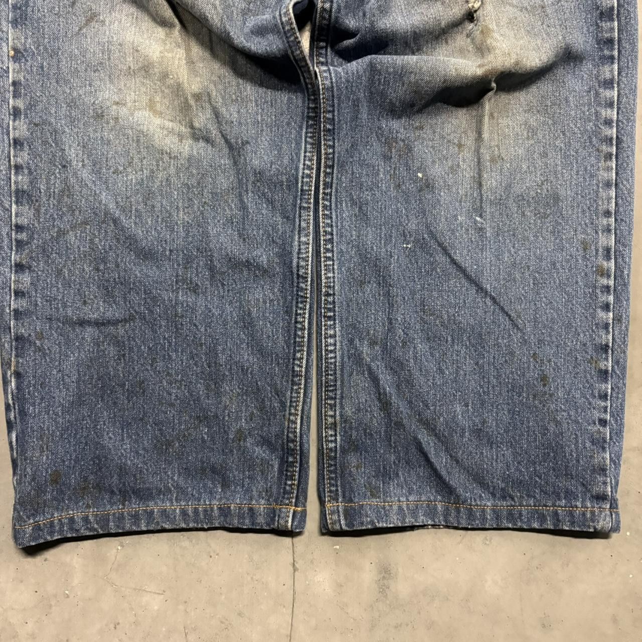Old Navy Vintage Y2K/2000s Baggy Old navy Streetwear Style Medium Wash ripped Denim Jeans! Size US 38 / EU 54 - 4 Thumbnail