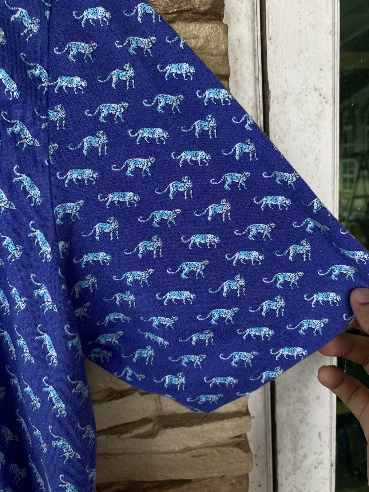 Polo Ralph Lauren Polo Ralph Lauren Polo Golf Aqua Blue Cheetah Size US L / EU 52-54 / 3 - 5 Thumbnail