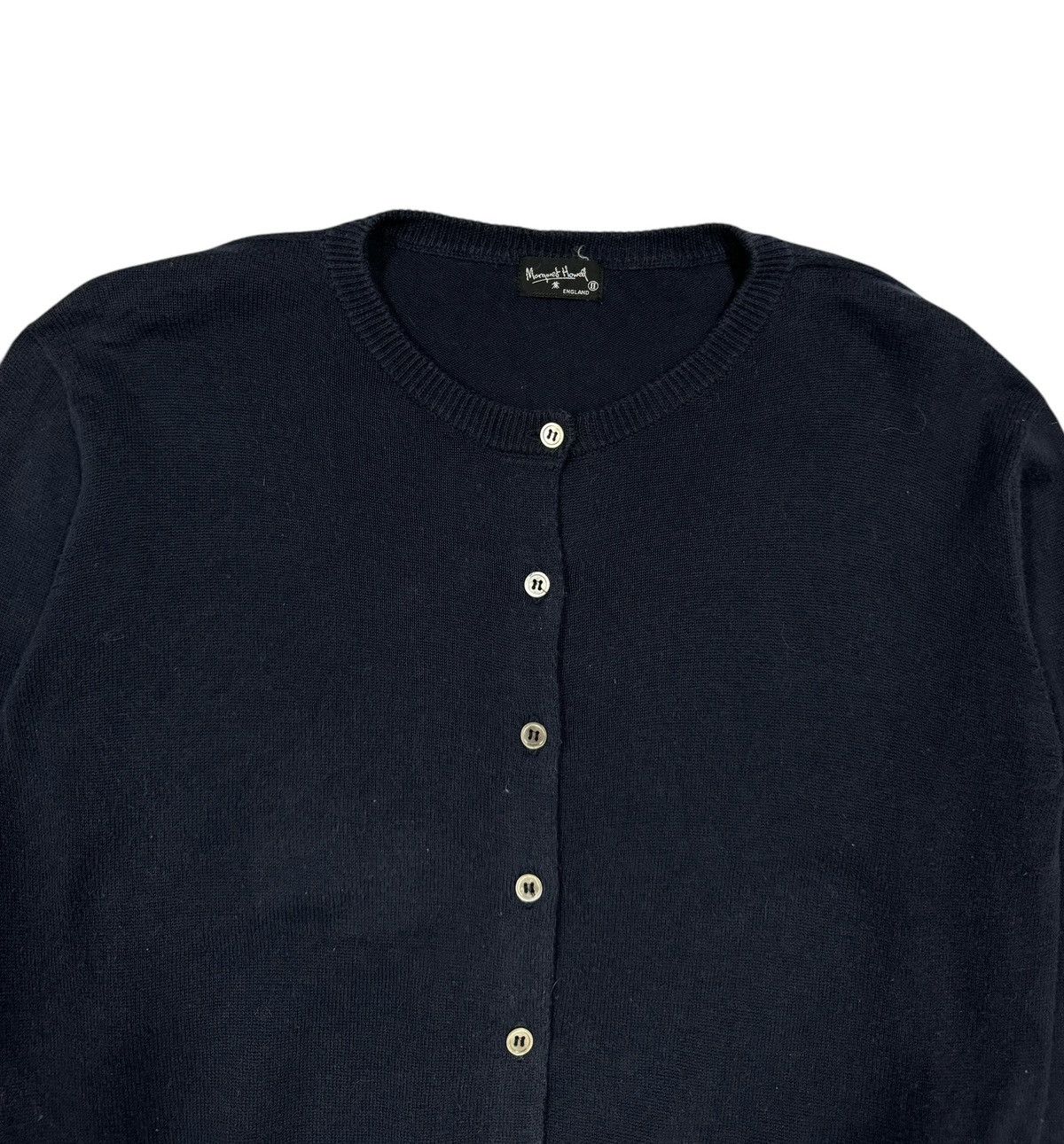 Margaret Howell Margaret Howell England Navy Blue Knitted Cardigan Size US M / EU 48-50 / 2 - 3 Thumbnail