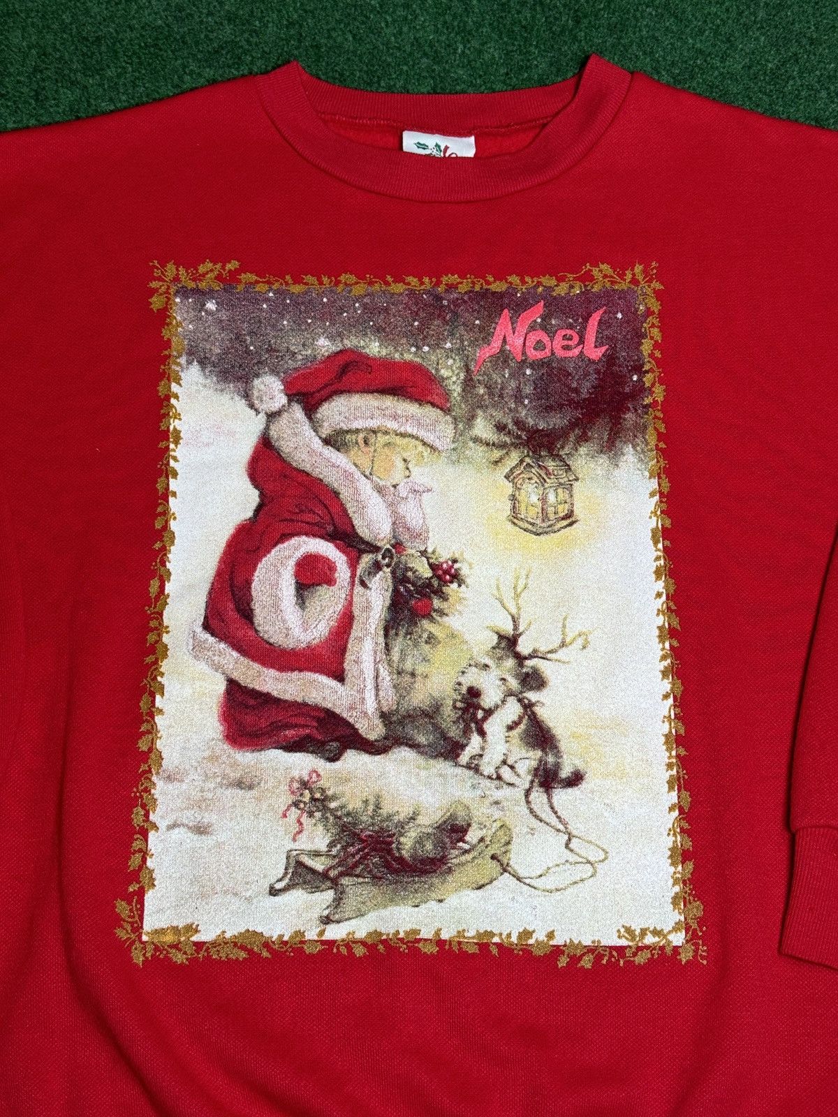 Vintage Vintage 80s 90s Noel Christmas Sweater Cute Child Sweatshirt Size L / US 10 / IT 46 - 2 Thumbnail