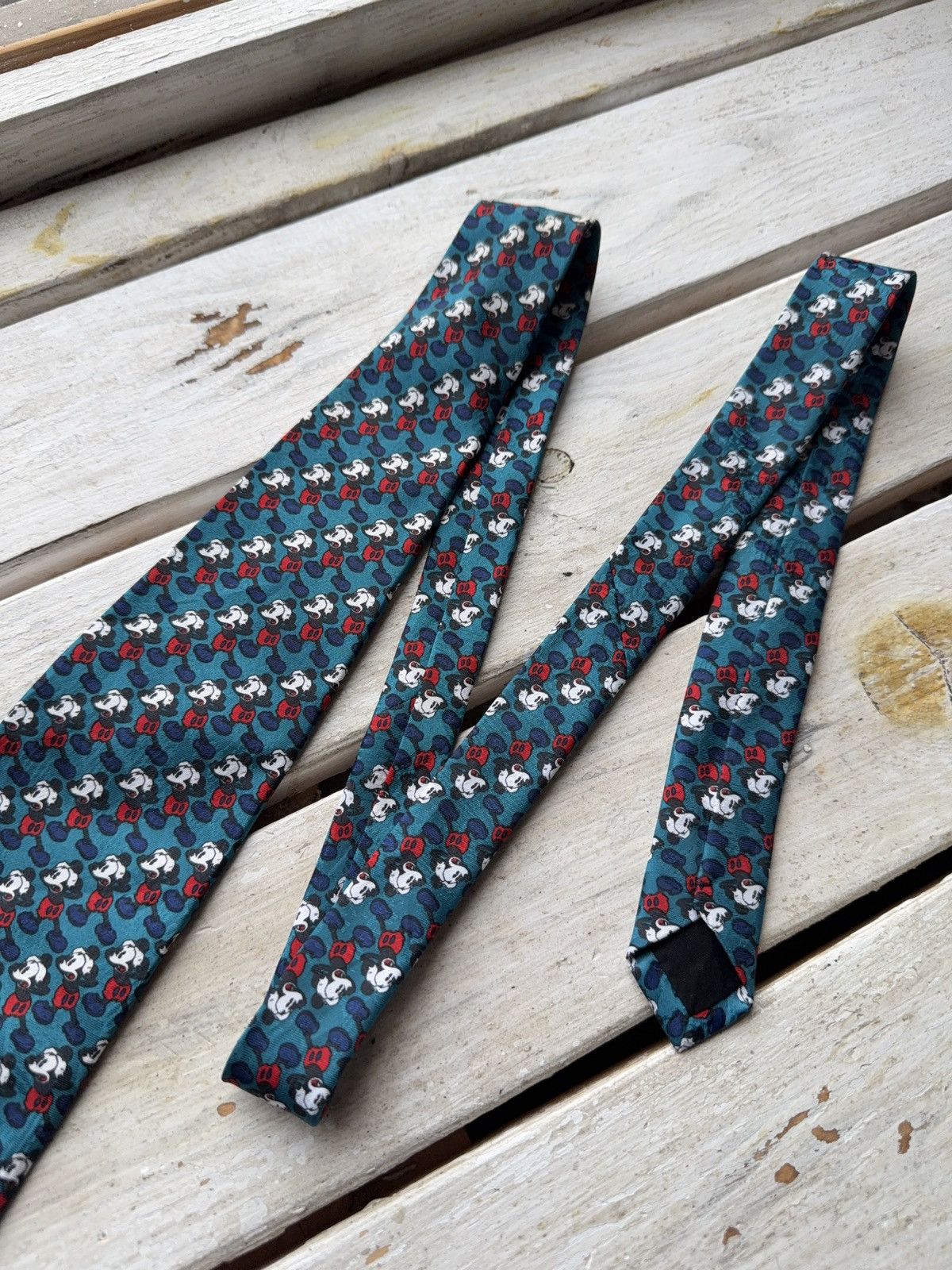 Disney × Vintage VINTAGE 80s 90s Mickey Mouse Logo Made in Korea DISNEY TIE Size ONE SIZE - 3 Thumbnail