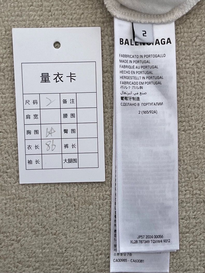 Balenciaga Balenciaga SS24 Logo Print Long Crew Neck T-Shirt 2505-Next Size US M / EU 48-50 / 2 - 4 Thumbnail