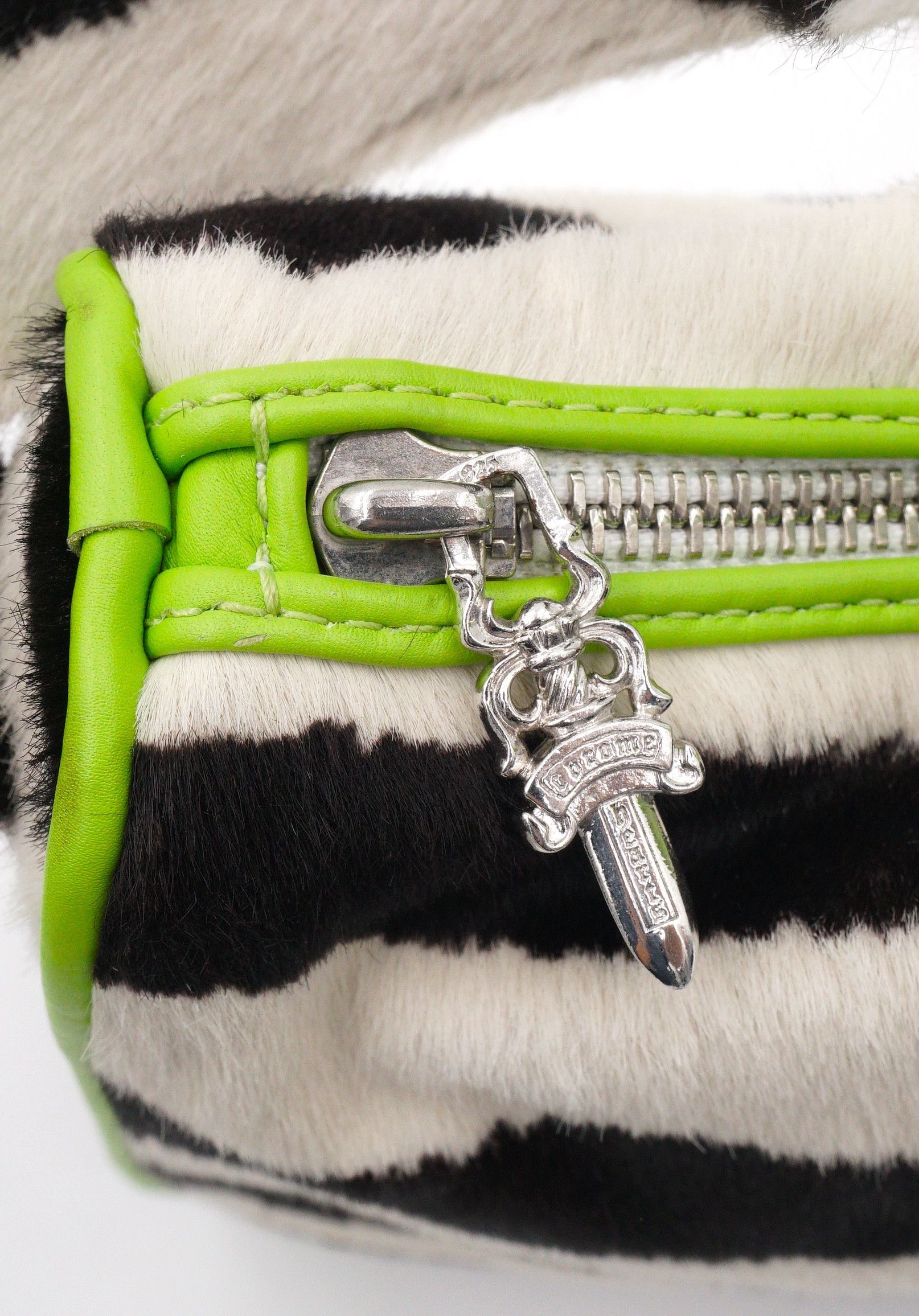 Chrome Hearts Chrome Hearts Pony Hair Zebra Stripe Chicken Nugget Bag Size ONE SIZE - 12 Thumbnail