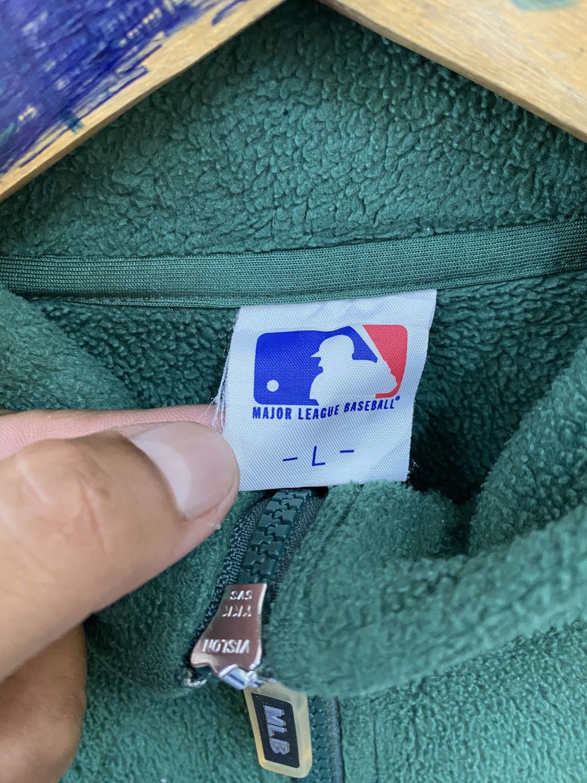 MLB Vintage MLB Fleece Jacket Size US L / EU 52-54 / 3 - 5 Thumbnail