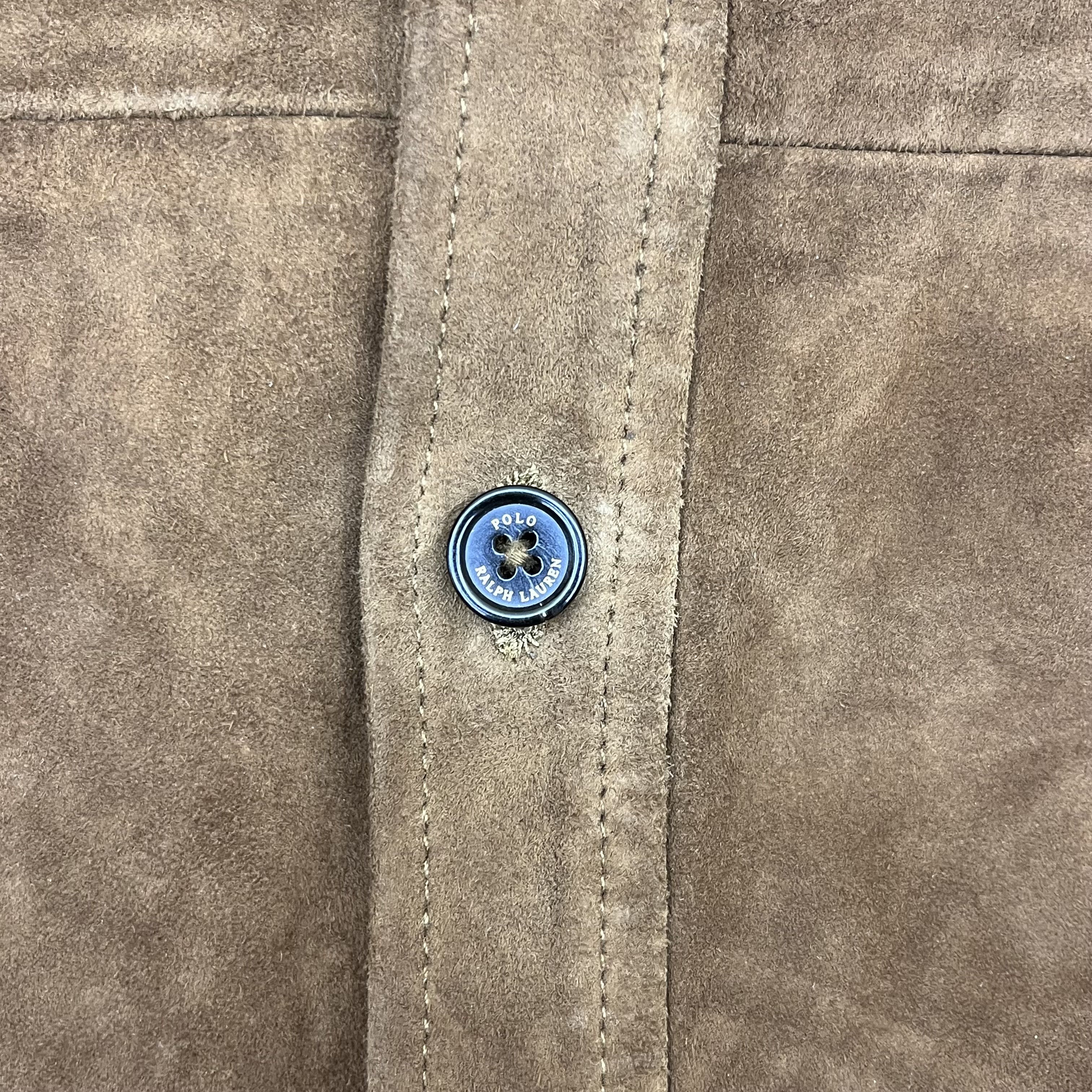 Polo Ralph Lauren Polo Ralph Lauren Suede Overshirt Utility Shirt Jacket Size US M / EU 48-50 / 2 - 7 Thumbnail