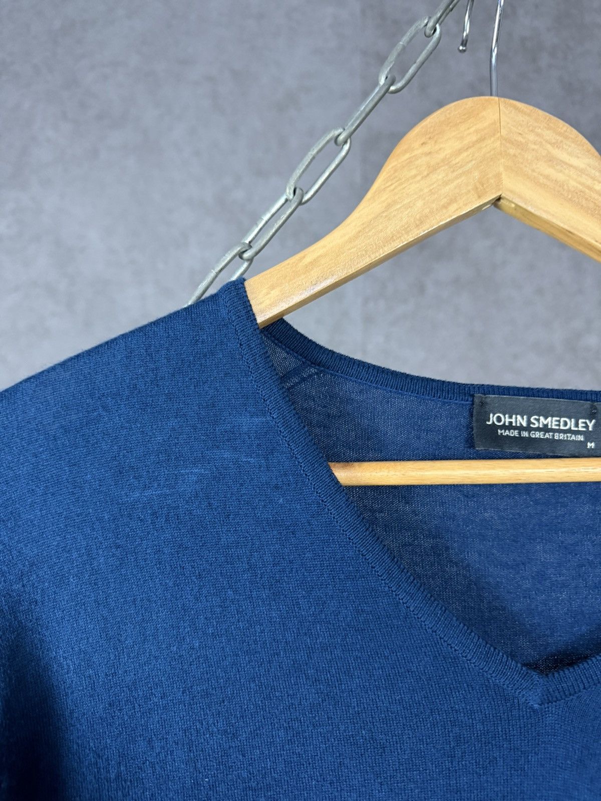 John Smedley John Smedley luxury designer v neck tee Size US M / EU 48-50 / 2 - 6 Thumbnail