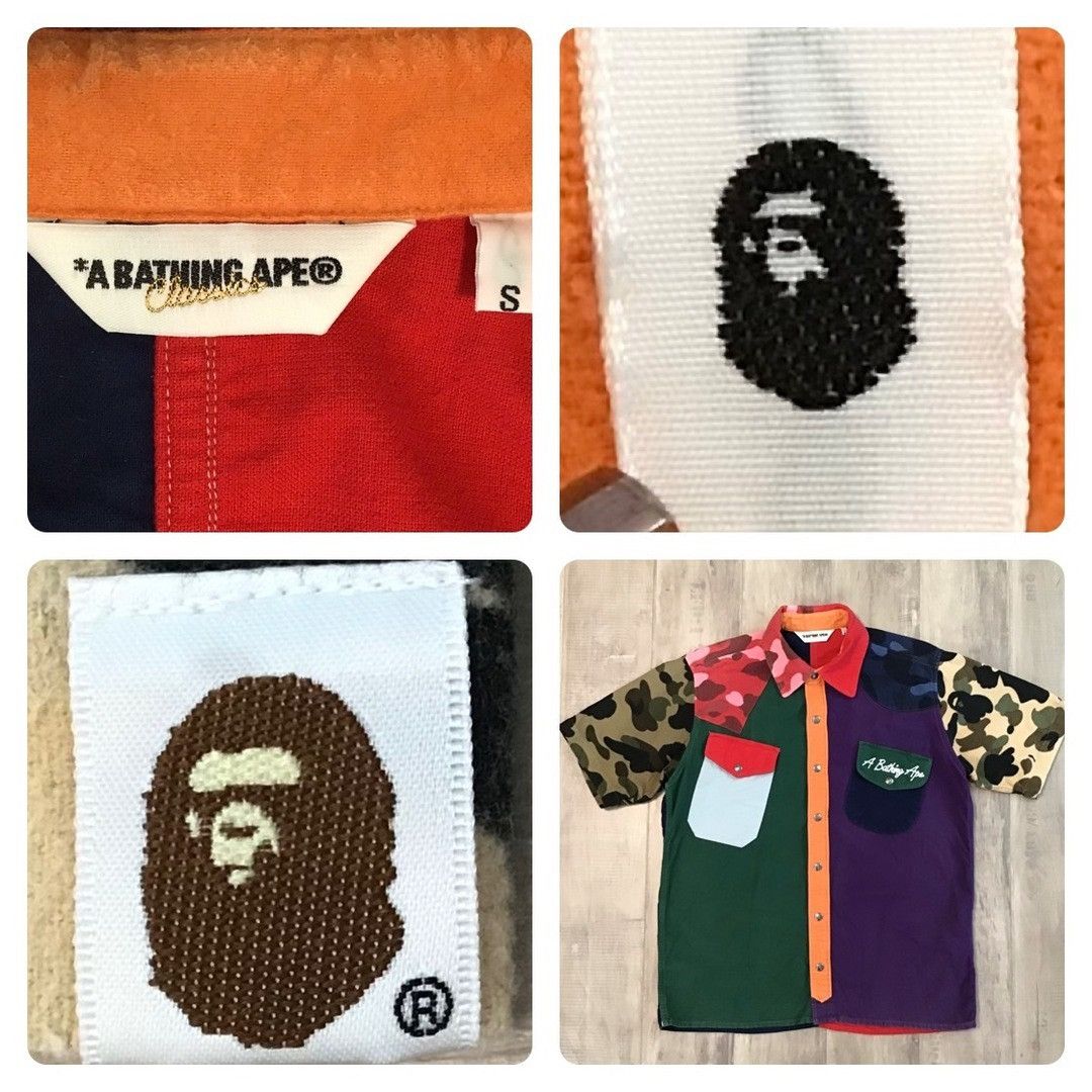 Bape BAPE Camo Crazy Short Sleeve Shirt a bathing ape NIGO Size US S / EU 44-46 / 1 - 7 Thumbnail